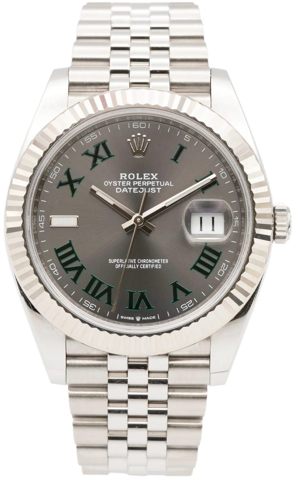 Rolex Datejust 41 126334 41mm White gold and Stainless steel Wimbledon