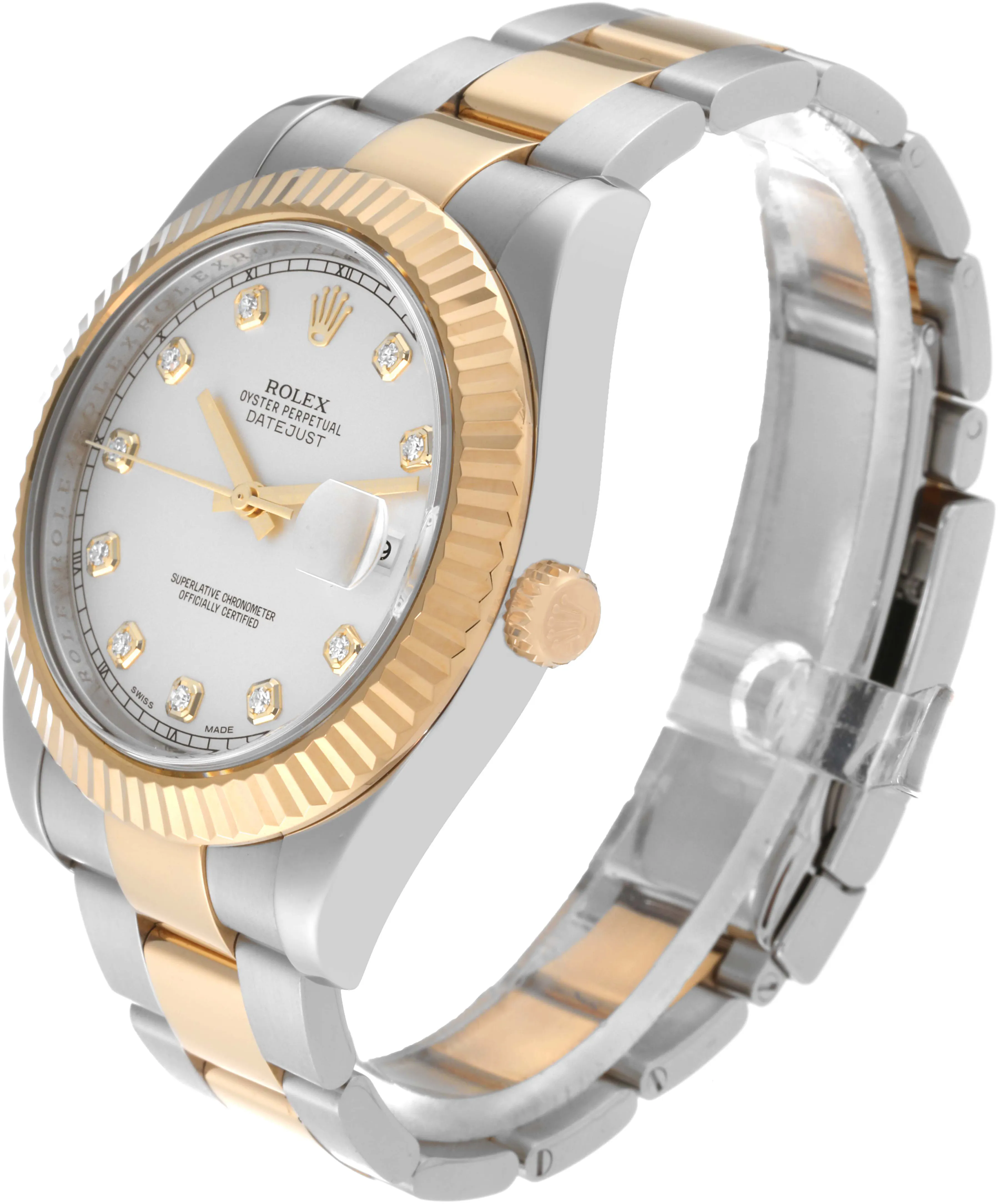 Rolex Datejust II 116333 41mm Yellow gold and Stainless steel and 18k yellow gold Silver 3