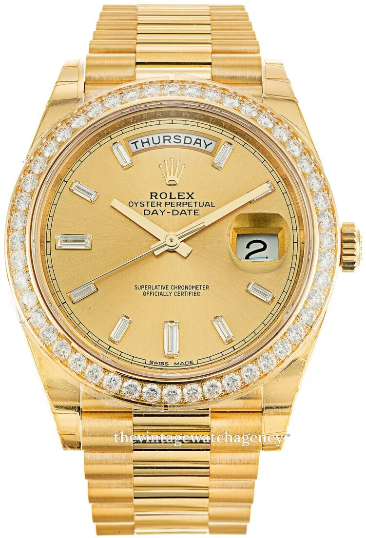 Rolex Day-Date 228348RBR-0002 40mm 18k yellow gold Golden