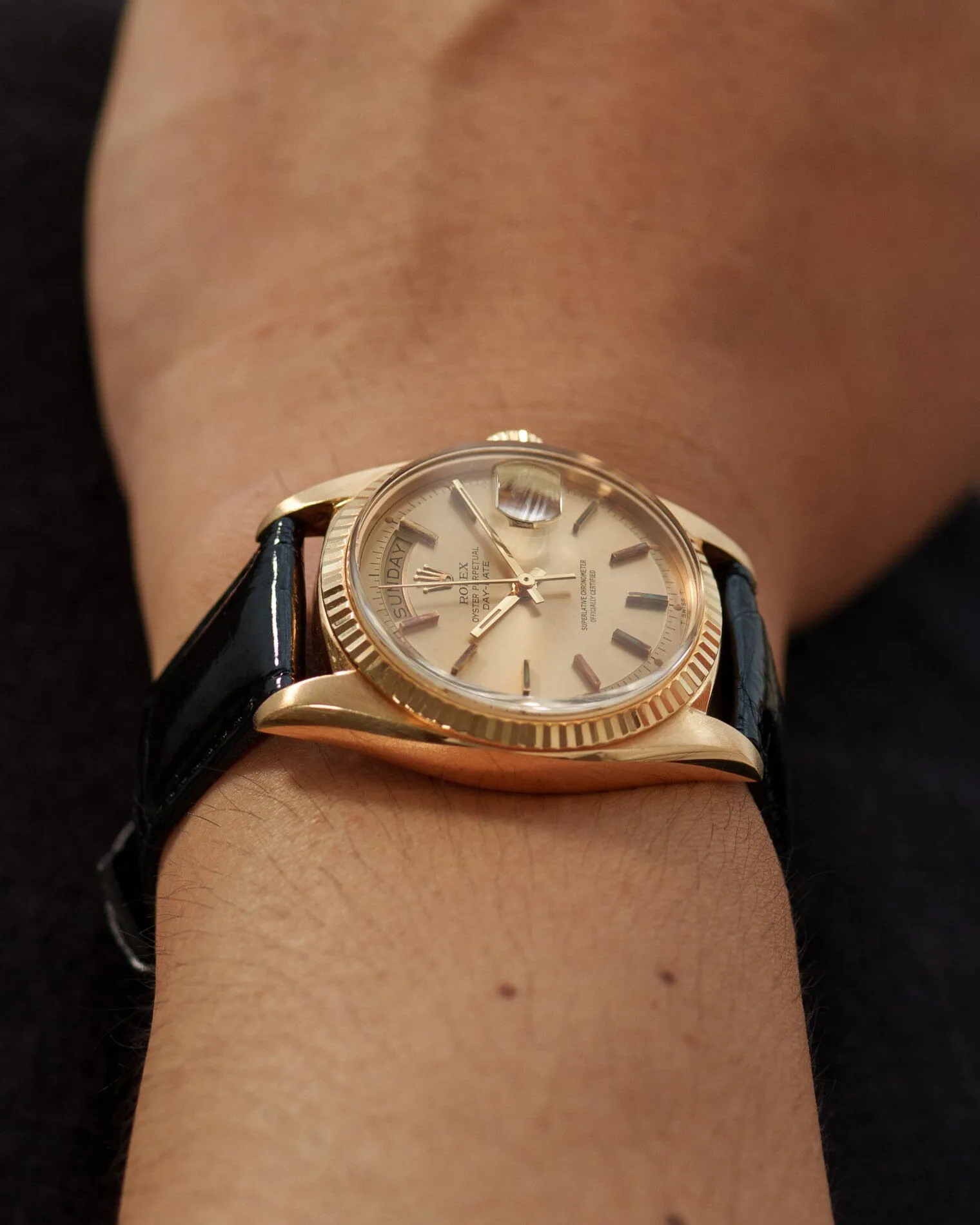 Rolex Day-Date 36 1803 Yellow gold and 18k yellow gold Champagne 2