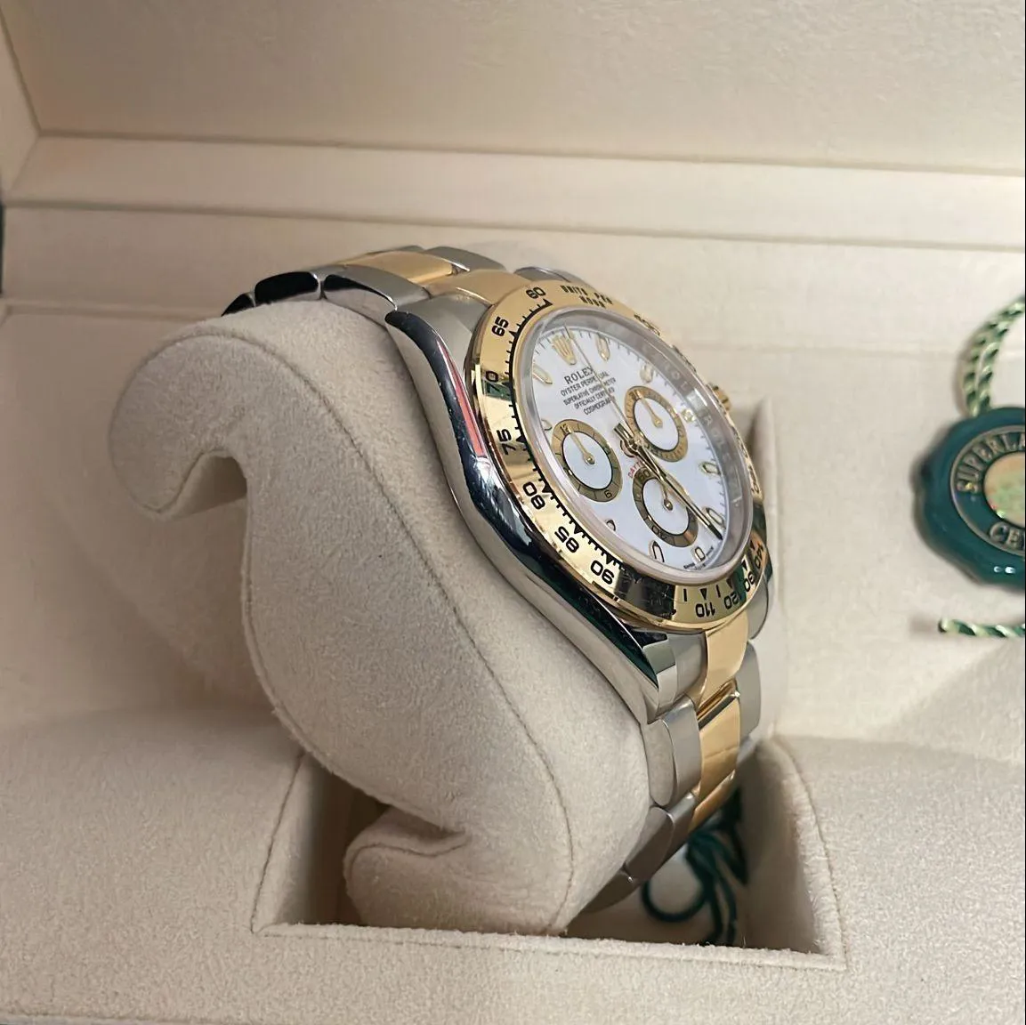 Rolex Daytona 116503-0001 40mm Yellow gold and Stainless steel White 2