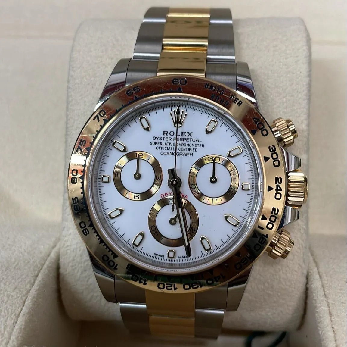 Rolex Daytona 116503-0001 40mm Yellow gold and Stainless steel White 7