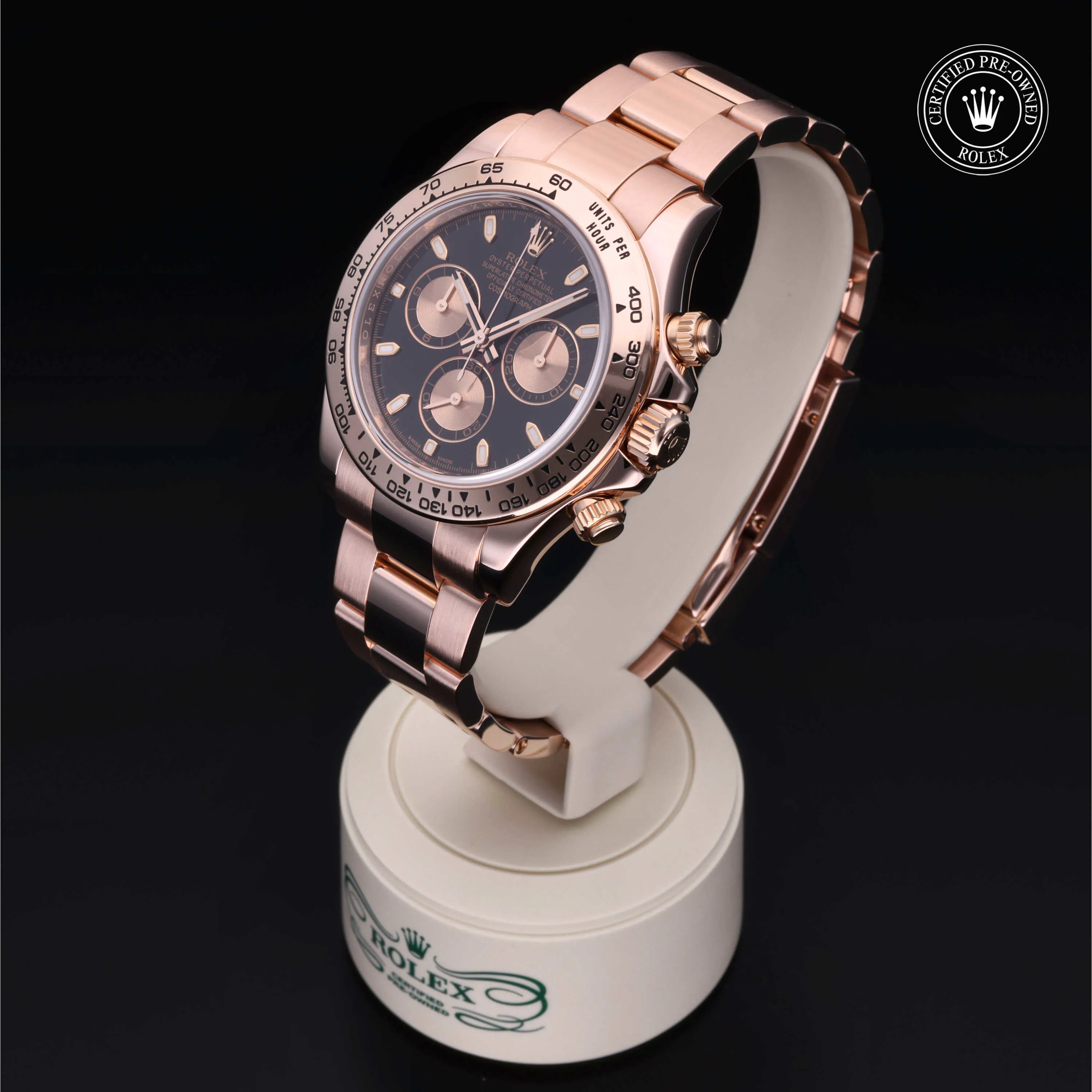 Rolex Daytona 116505 40mm Rose gold Black 2