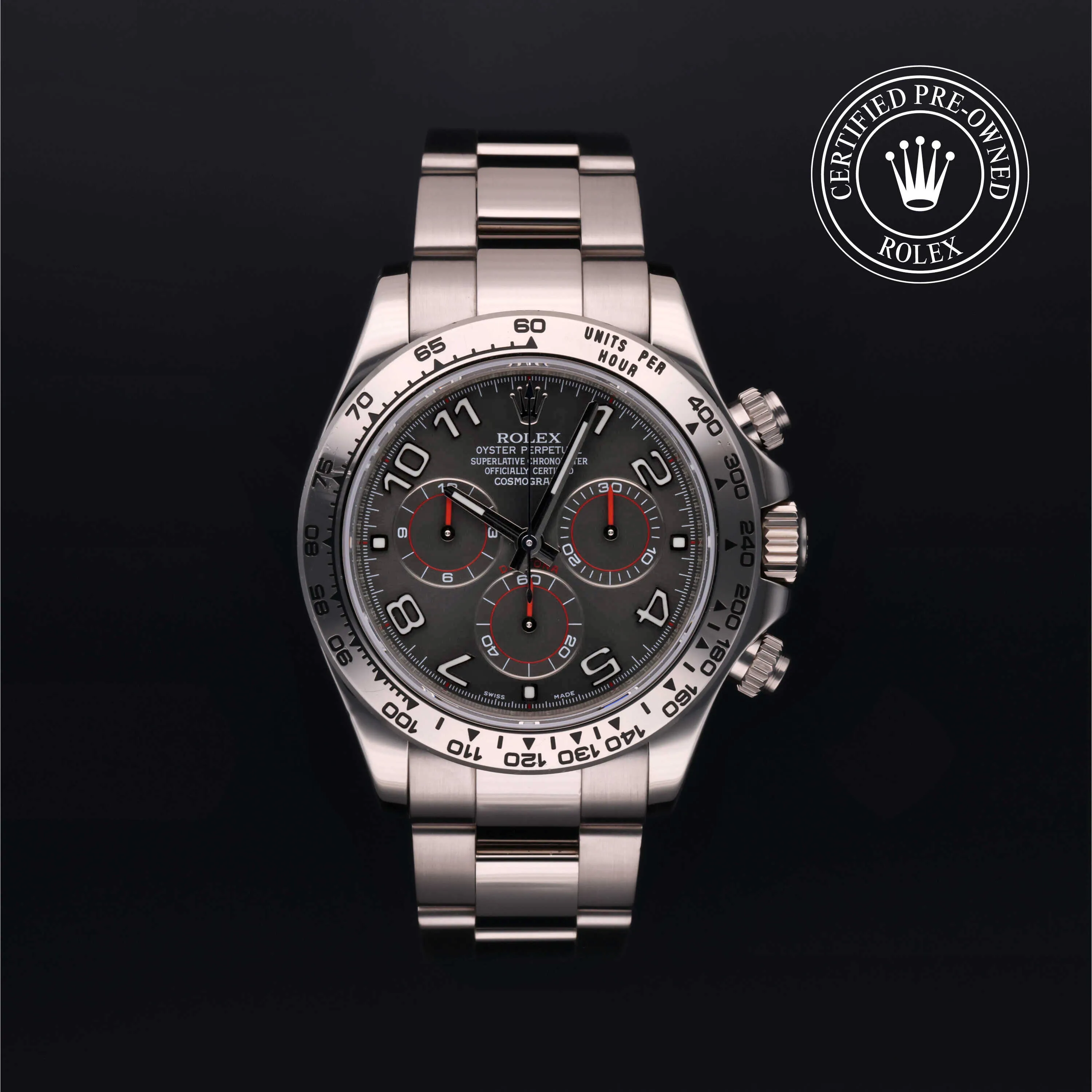 Rolex Daytona 116509 40mm White gold Gray