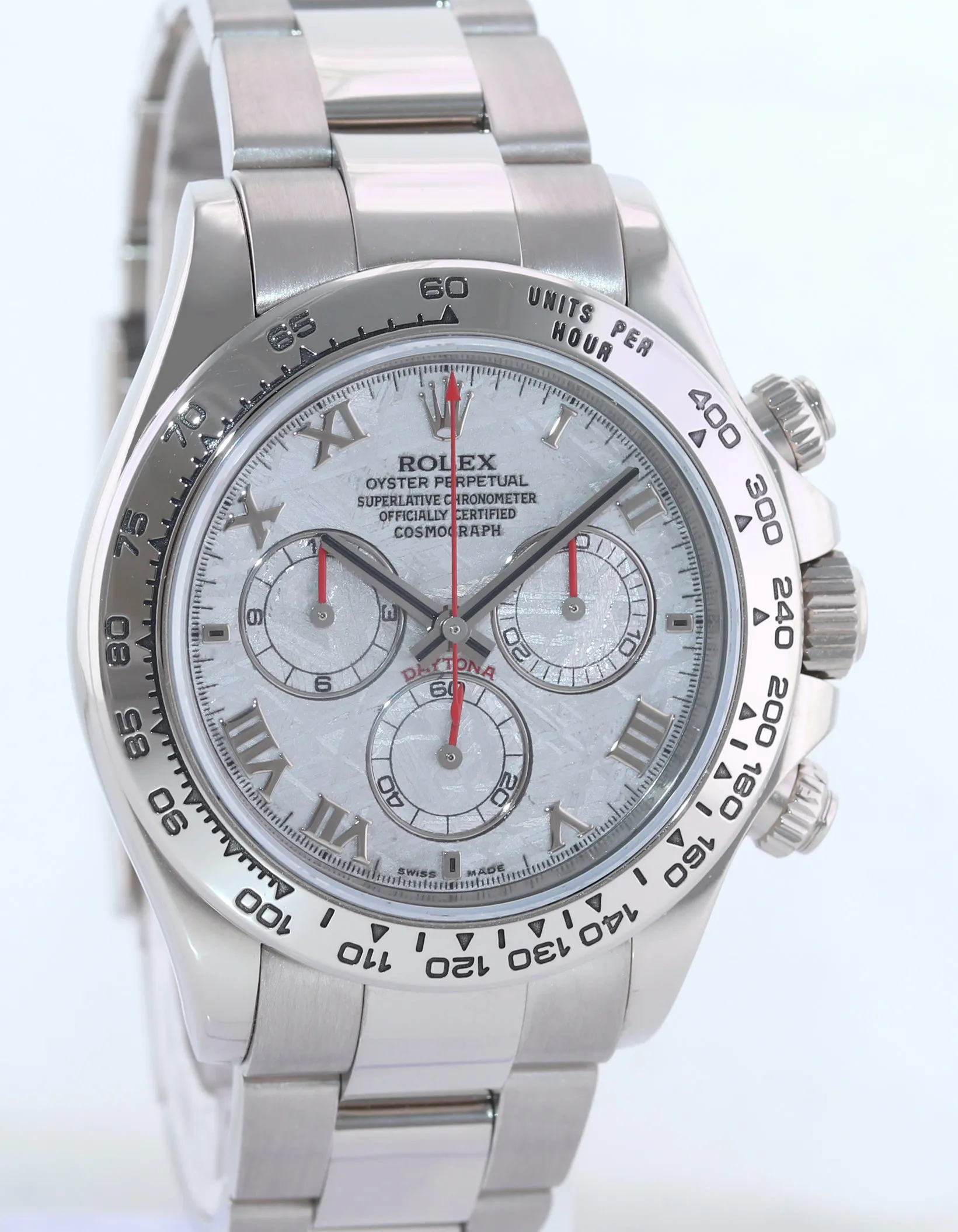 Rolex Daytona 116509 40mm White gold and 18k white gold Meteorite 2