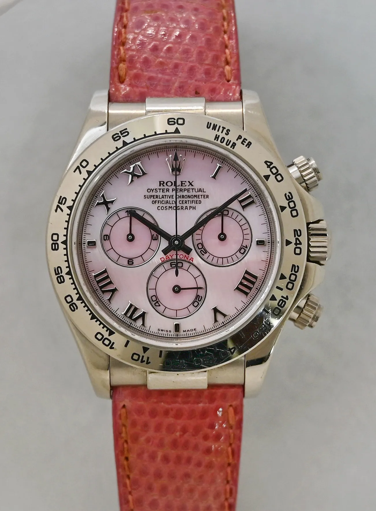 Rolex Daytona 116519 40mm White gold and 18k white gold Mother-of-pearl