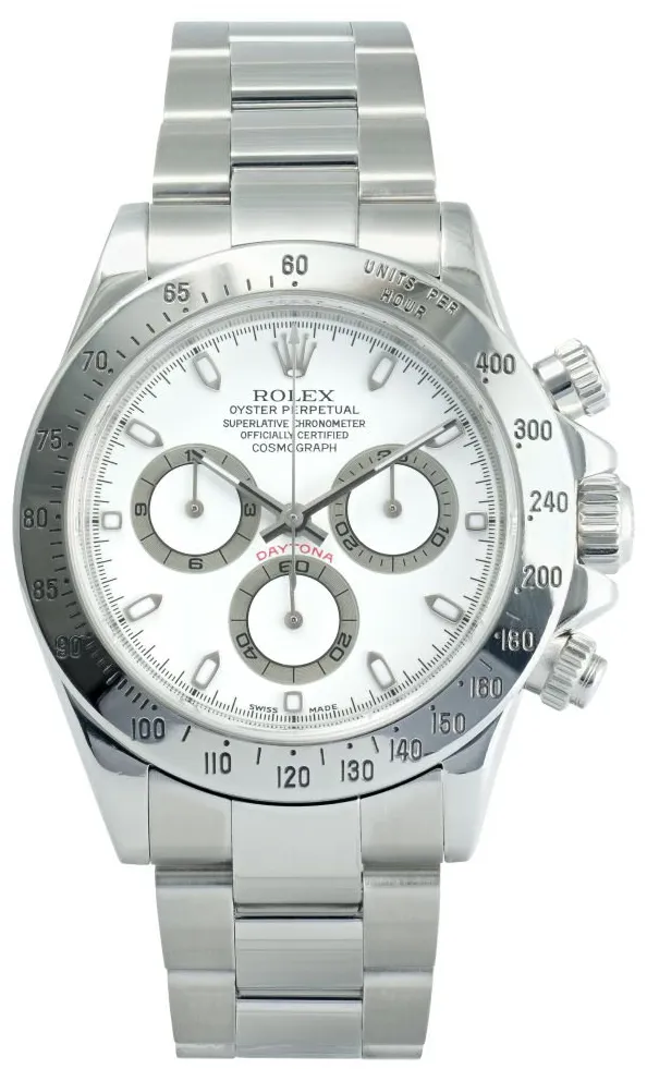 Rolex Daytona 116520 40mm Stainless steel White 1