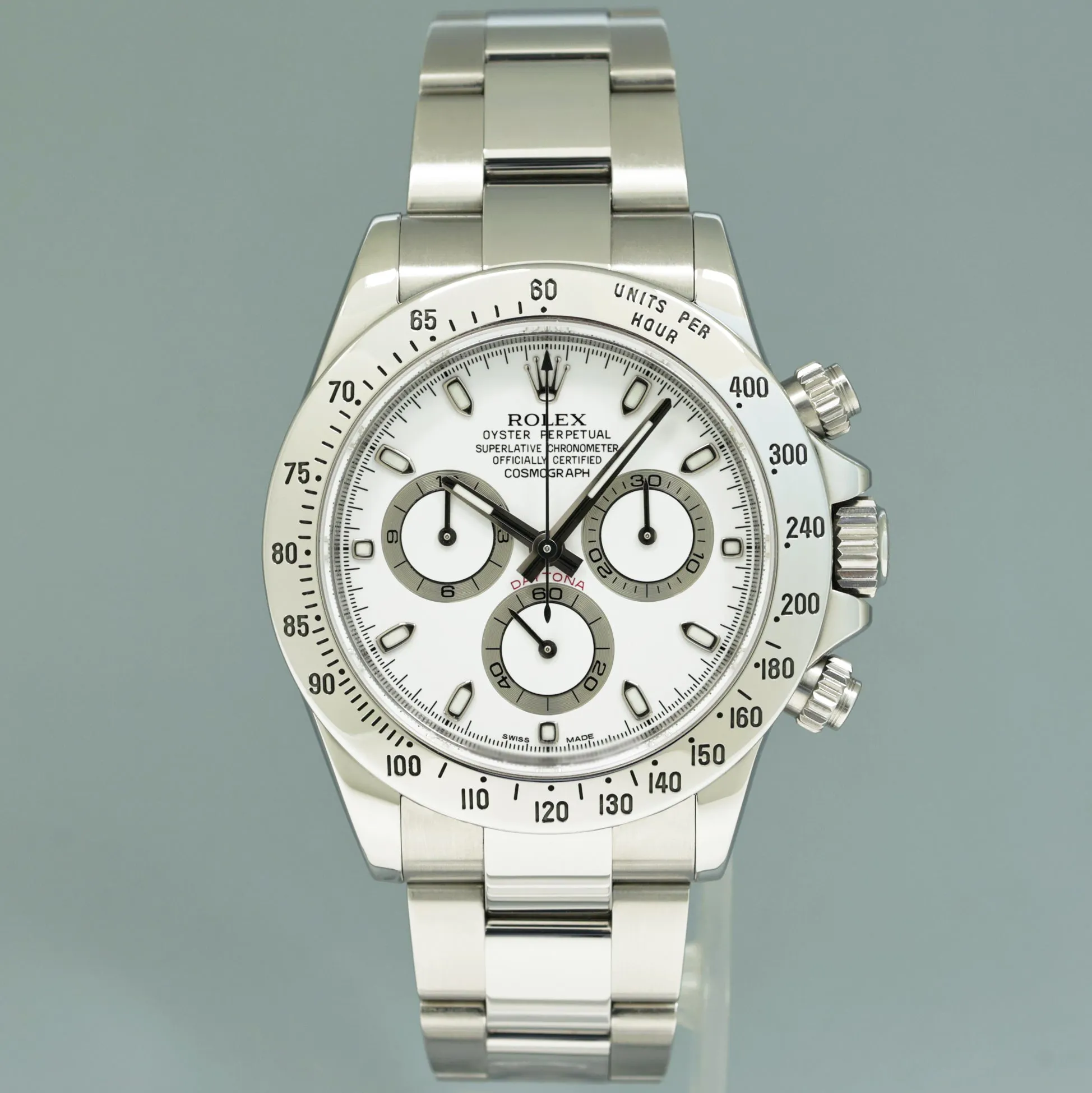 Rolex Daytona 116520 40mm Stainless steel White 1