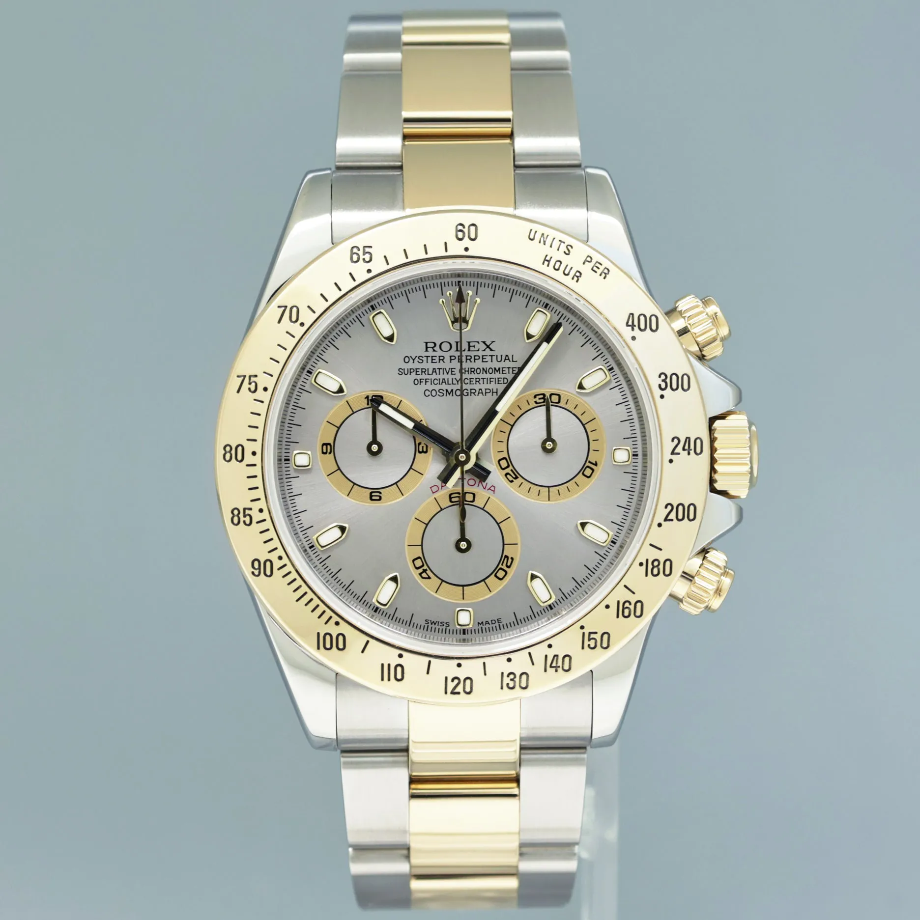 Rolex Daytona 116523 40mm Yellow gold and Stainless steel Gray 1