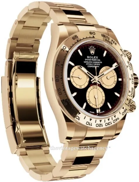 Rolex Daytona 126508-0002 40mm 18k yellow gold Black 3