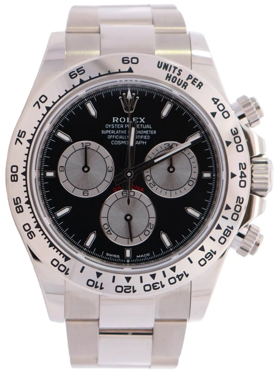 Rolex Daytona 126509 40mm White gold Black