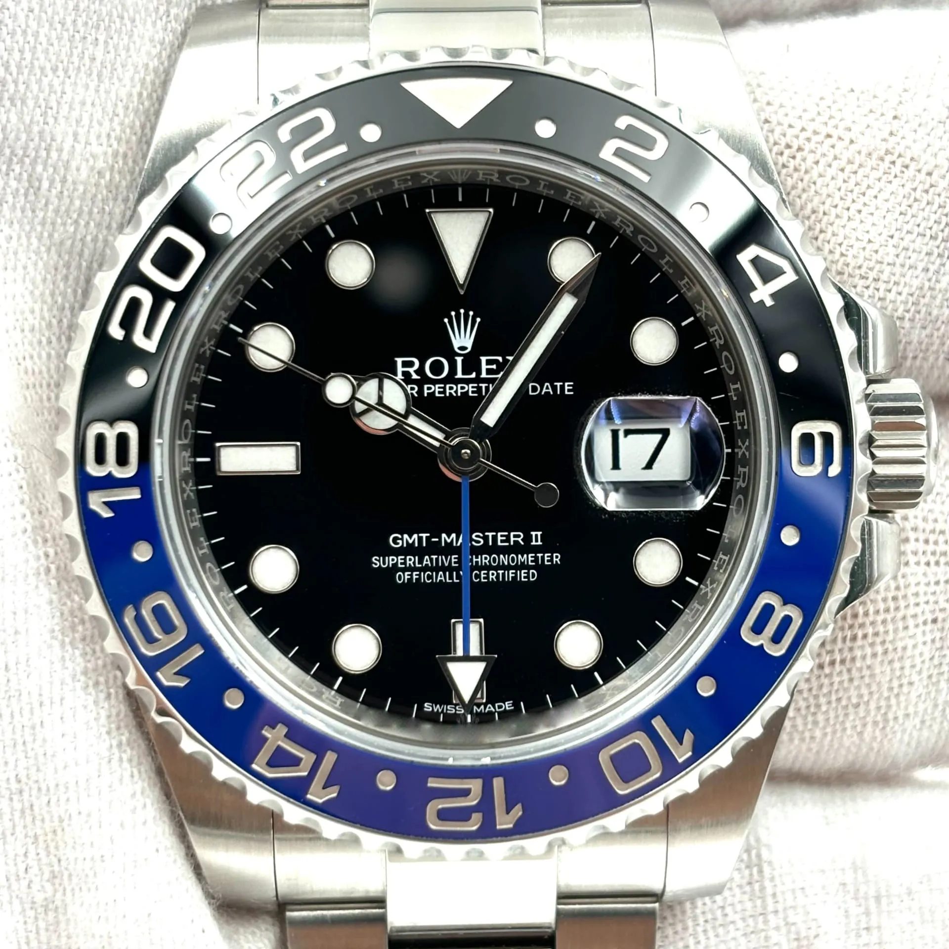 Rolex GMT-Master II 116710BLNR 40mm Stainless steel Black