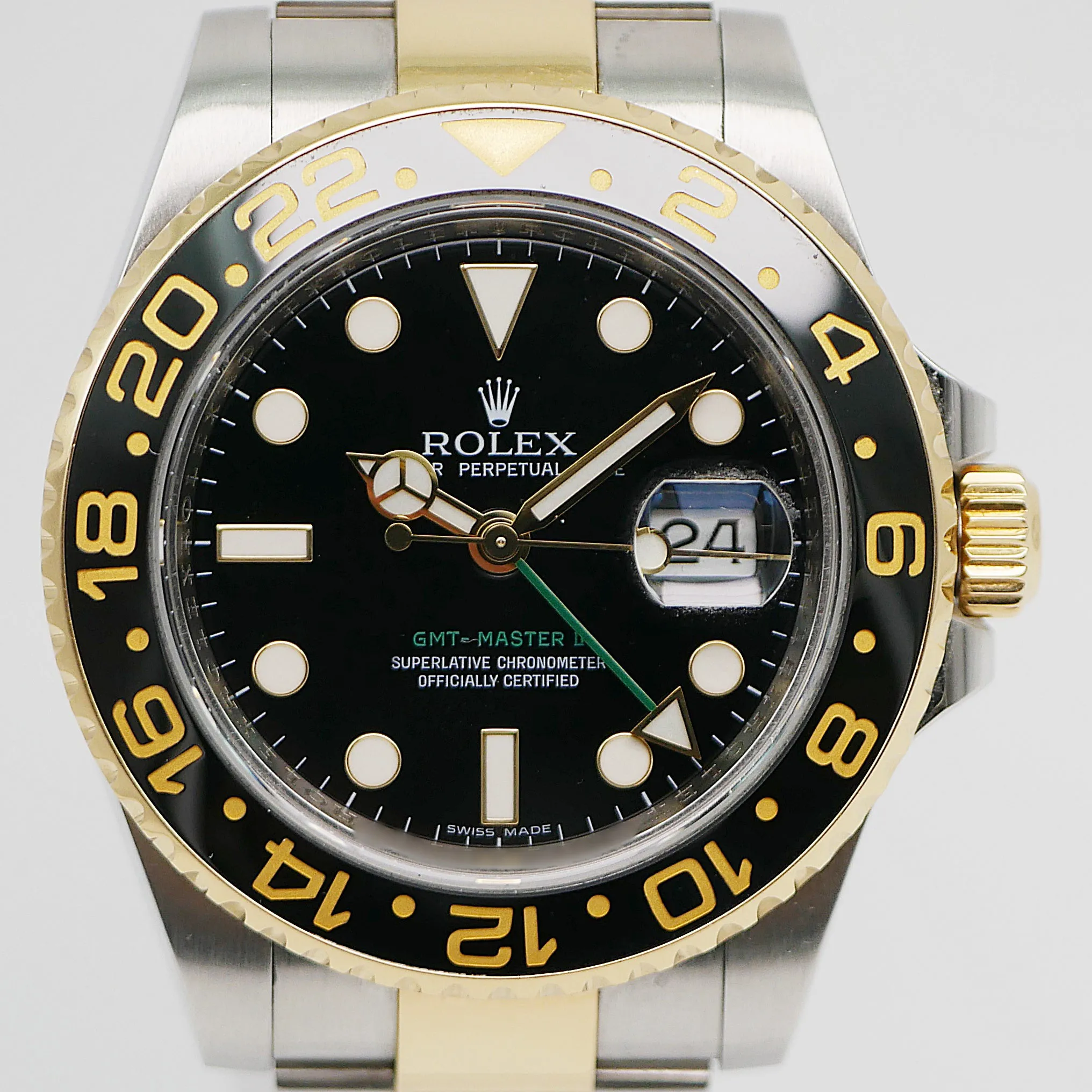 Rolex GMT-Master II 116713LN Yellow gold and Stainless steel Black 2