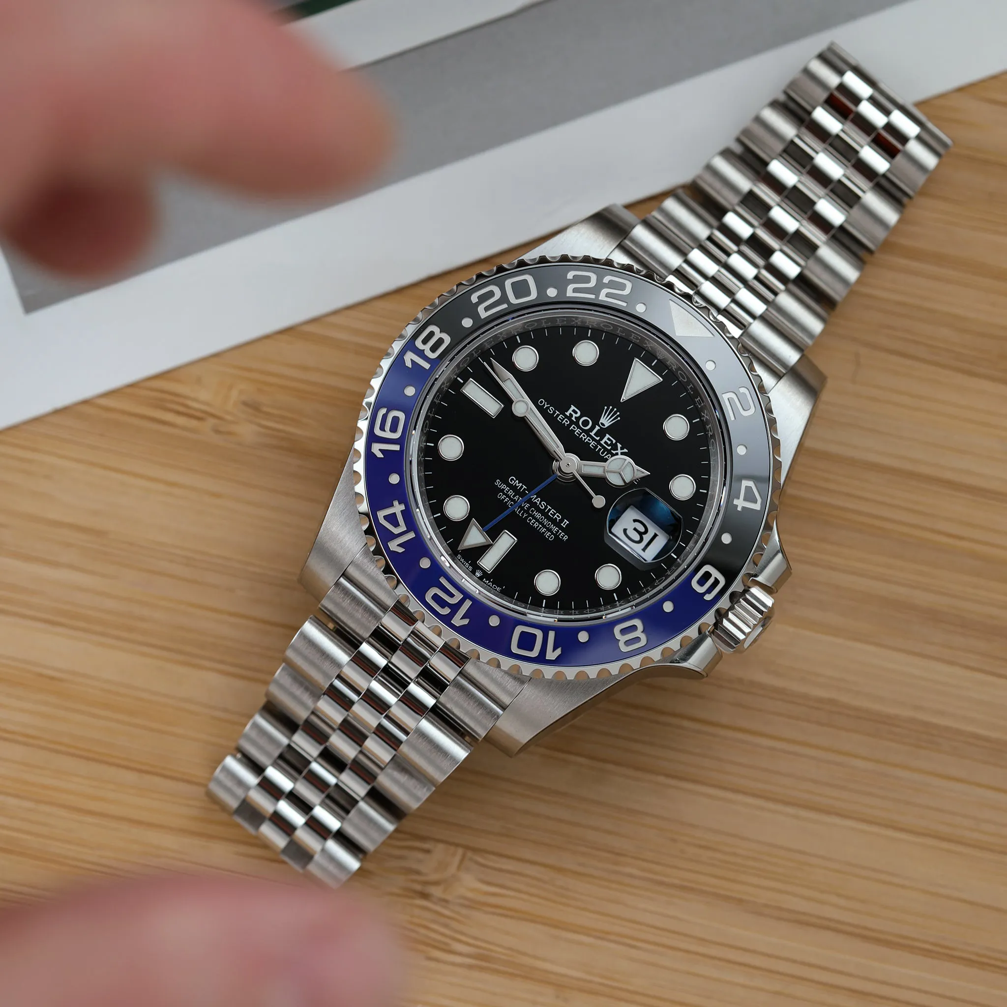 Rolex GMT-Master II 126710BLNR 40mm Stainless steel Black