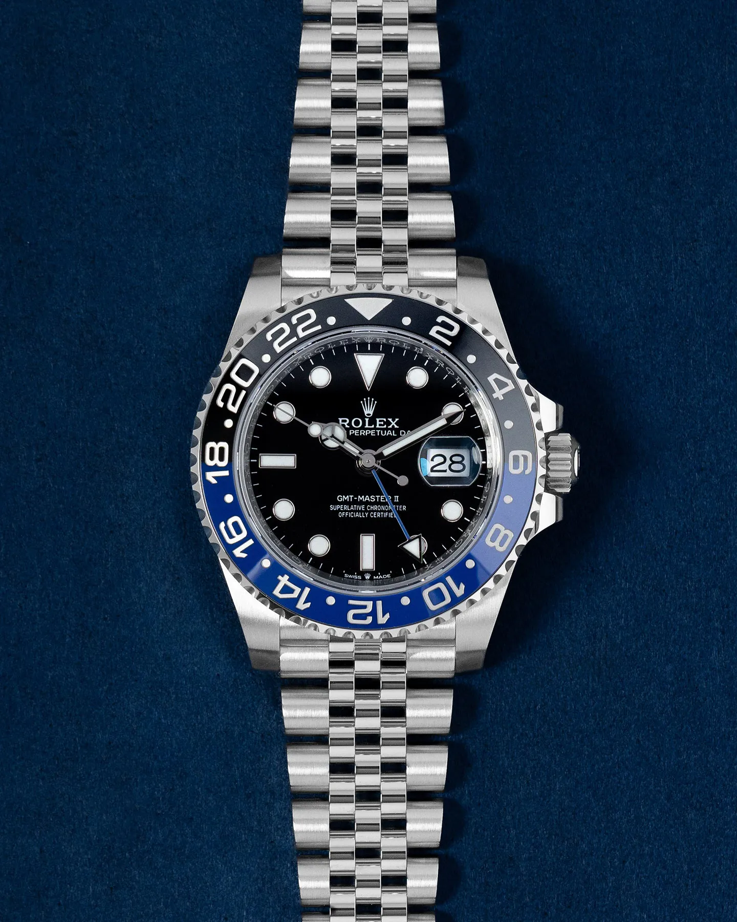 Rolex GMT-Master II 126710BLNR 40mm Stainless steel Black