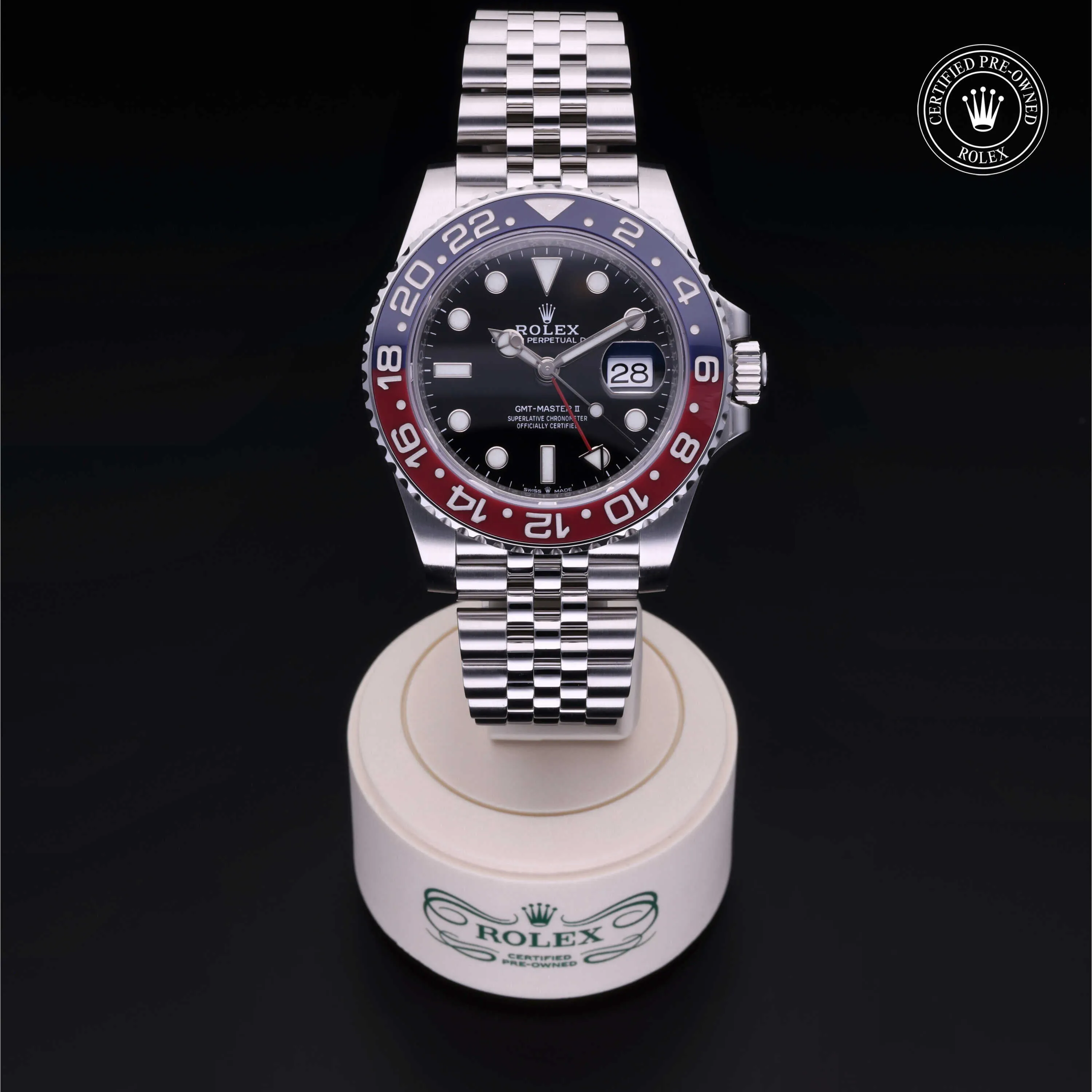 Rolex GMT-Master II 126710BLRO 40mm Stainless steel Black