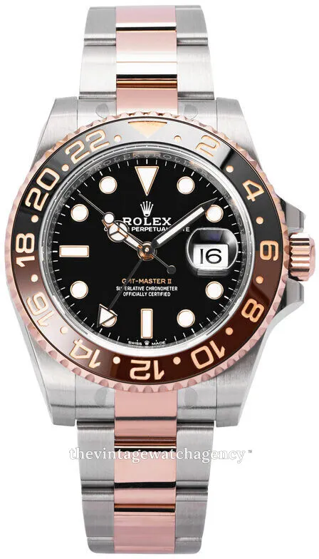 Rolex GMT-Master II 126711CHNR-0002 40mm Oystersteel and Everose gold Black