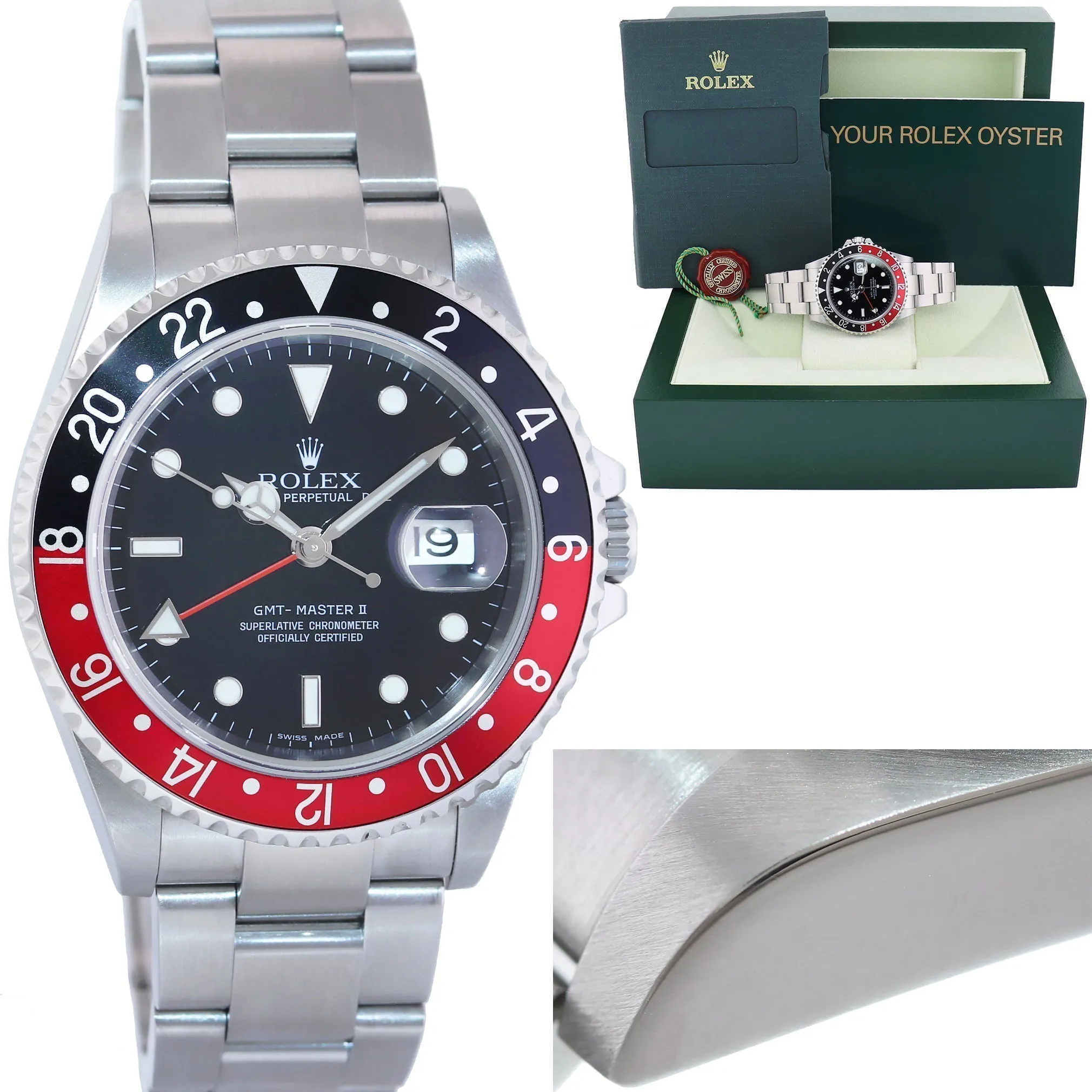 Rolex GMT-Master II 16710 40mm Stainless steel Black