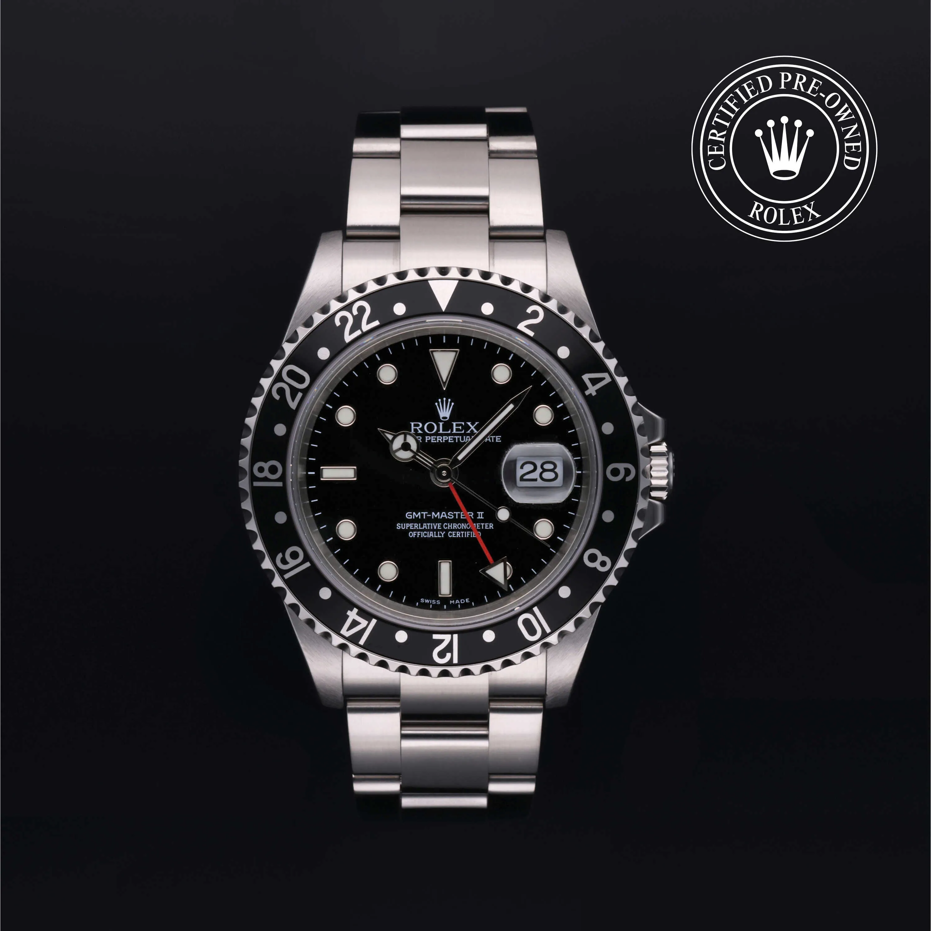 Rolex GMT-Master II 16710T 40mm Stainless steel Black