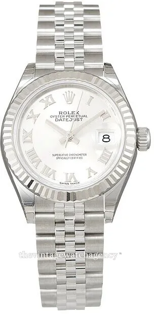 Rolex Lady-Datejust 279174-0007 28mm White gold and Oystersteel Silver