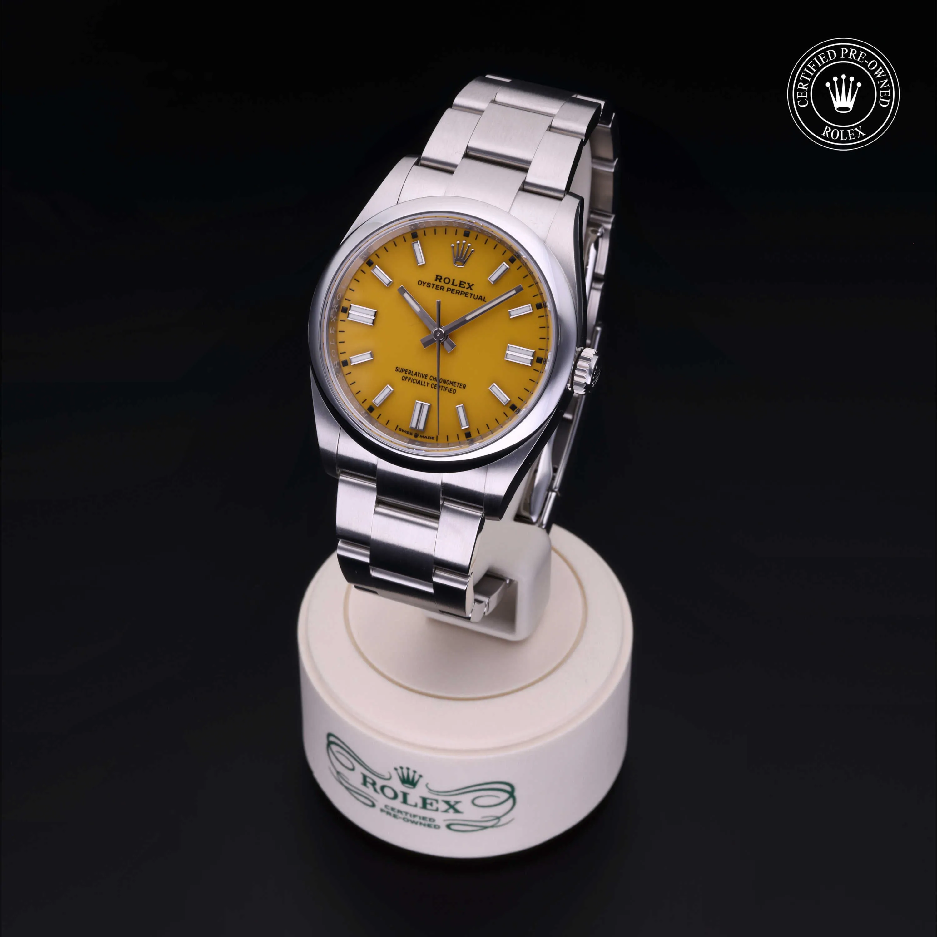 Rolex Oyster Perpetual 36 126000 36mm Stainless steel Yellow 1