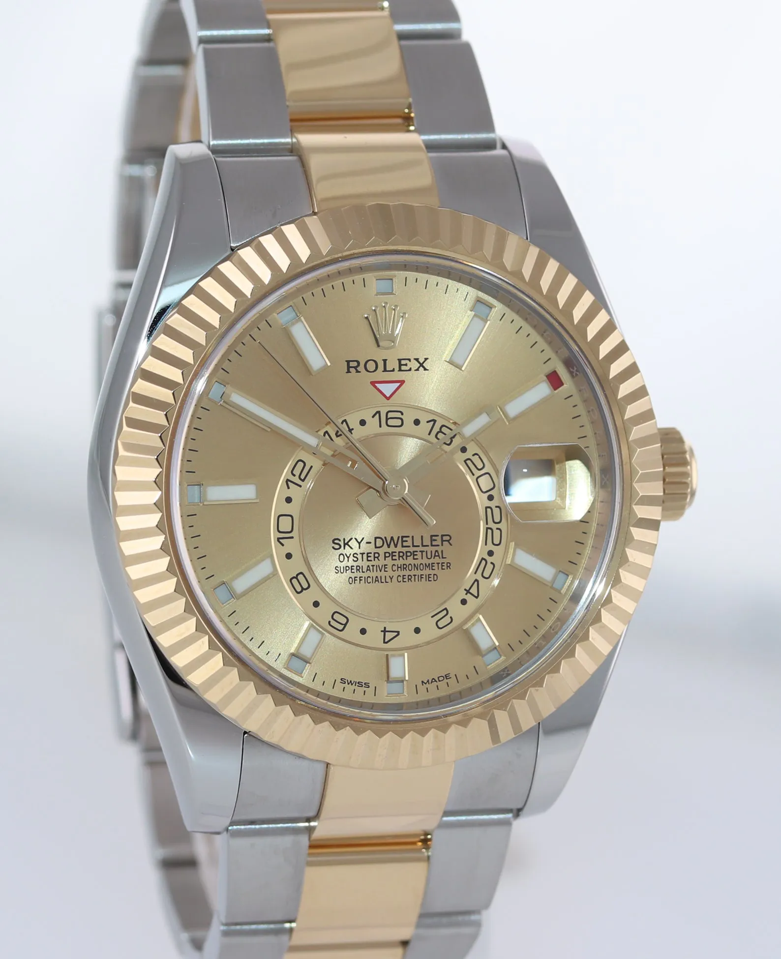 Rolex Sky-Dweller 326933 42mm Yellow gold and Stainless steel Champagne 2