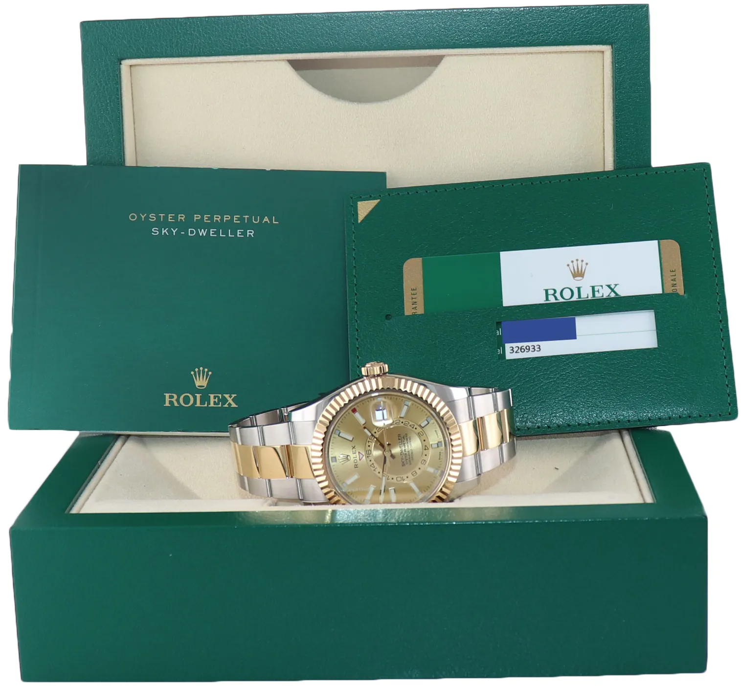 Rolex Sky-Dweller 326933 42mm Yellow gold and Stainless steel Champagne 6