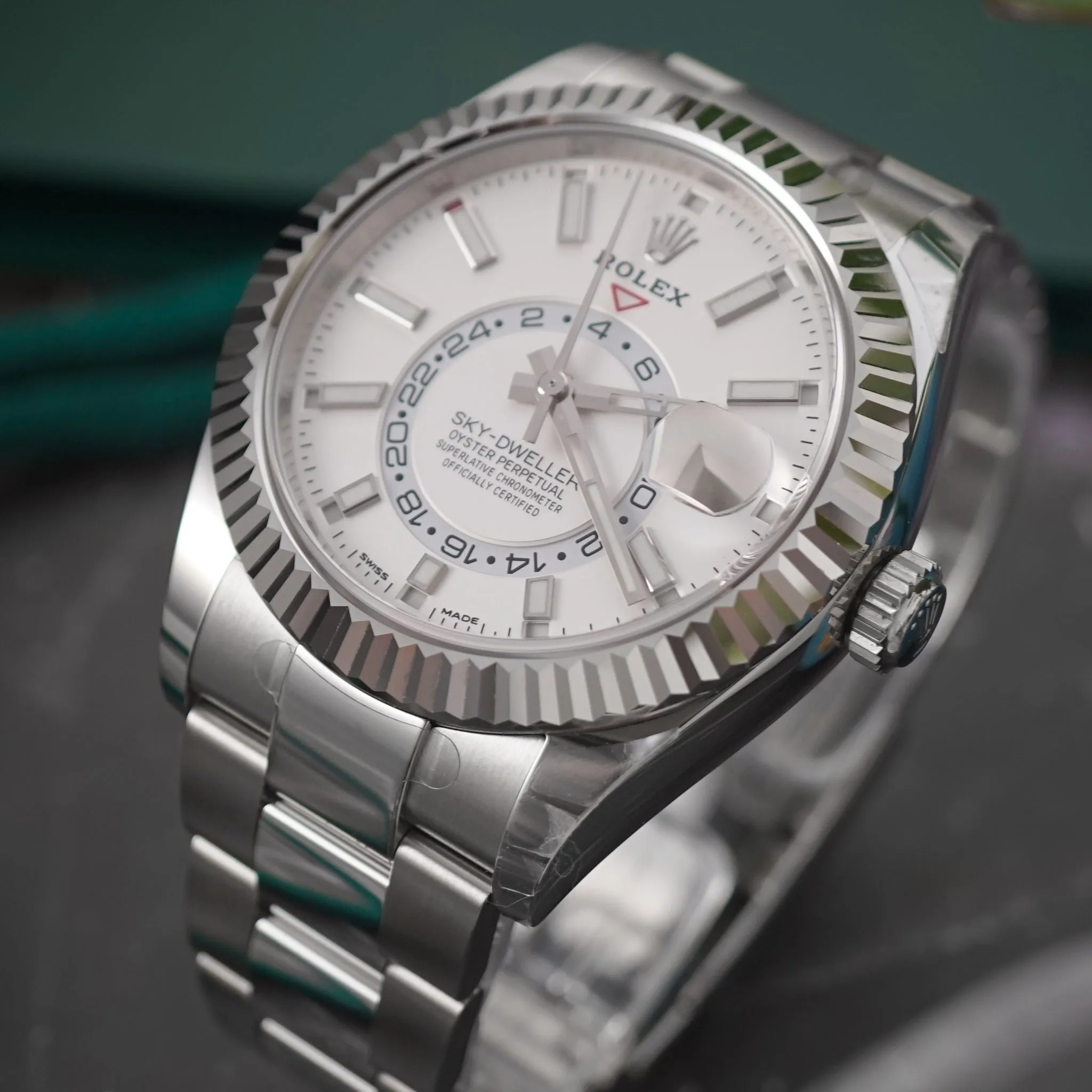 Rolex Sky-Dweller 326934 42mm Stainless steel White 4