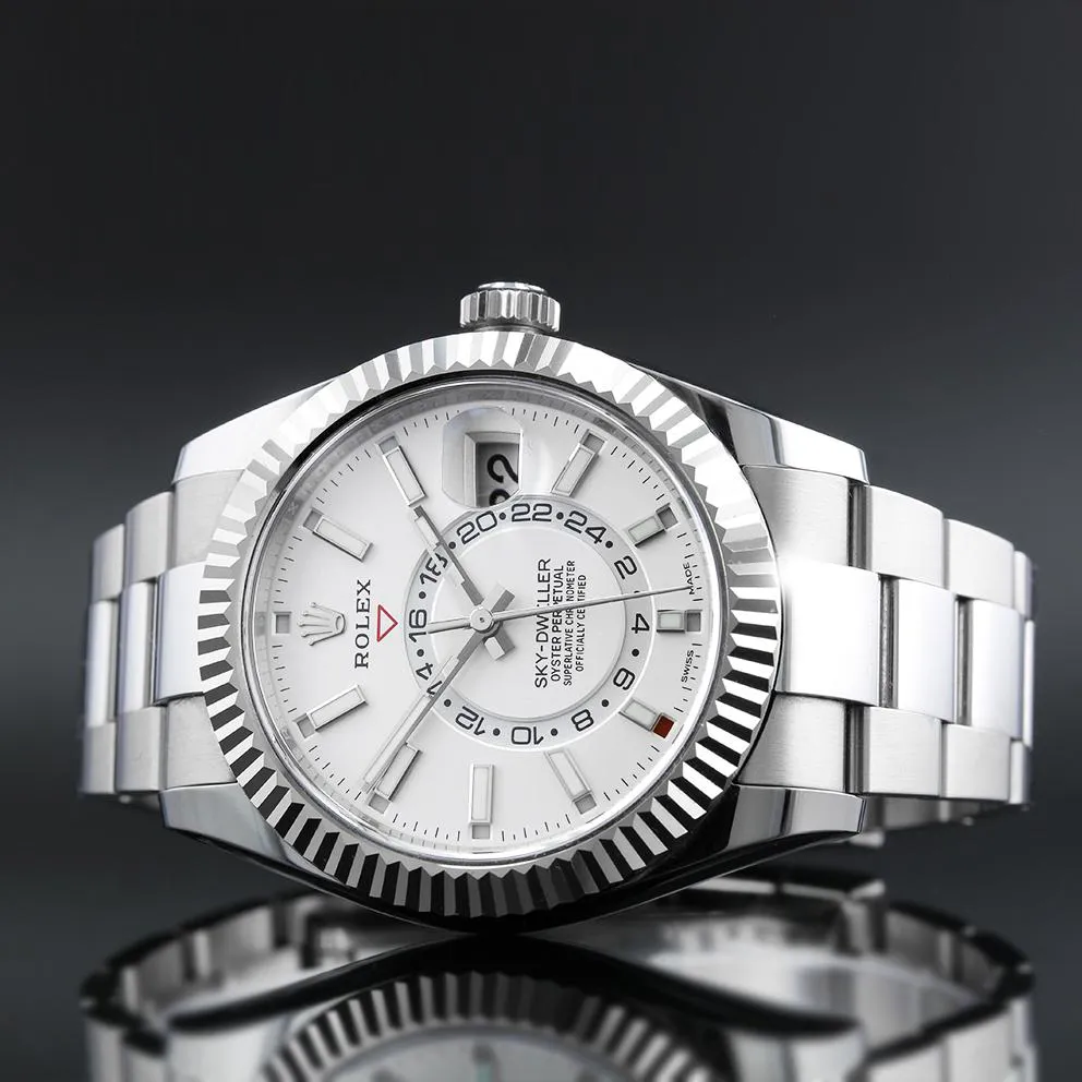 Rolex Sky-Dweller 326934 42mm Stainless steel White 8