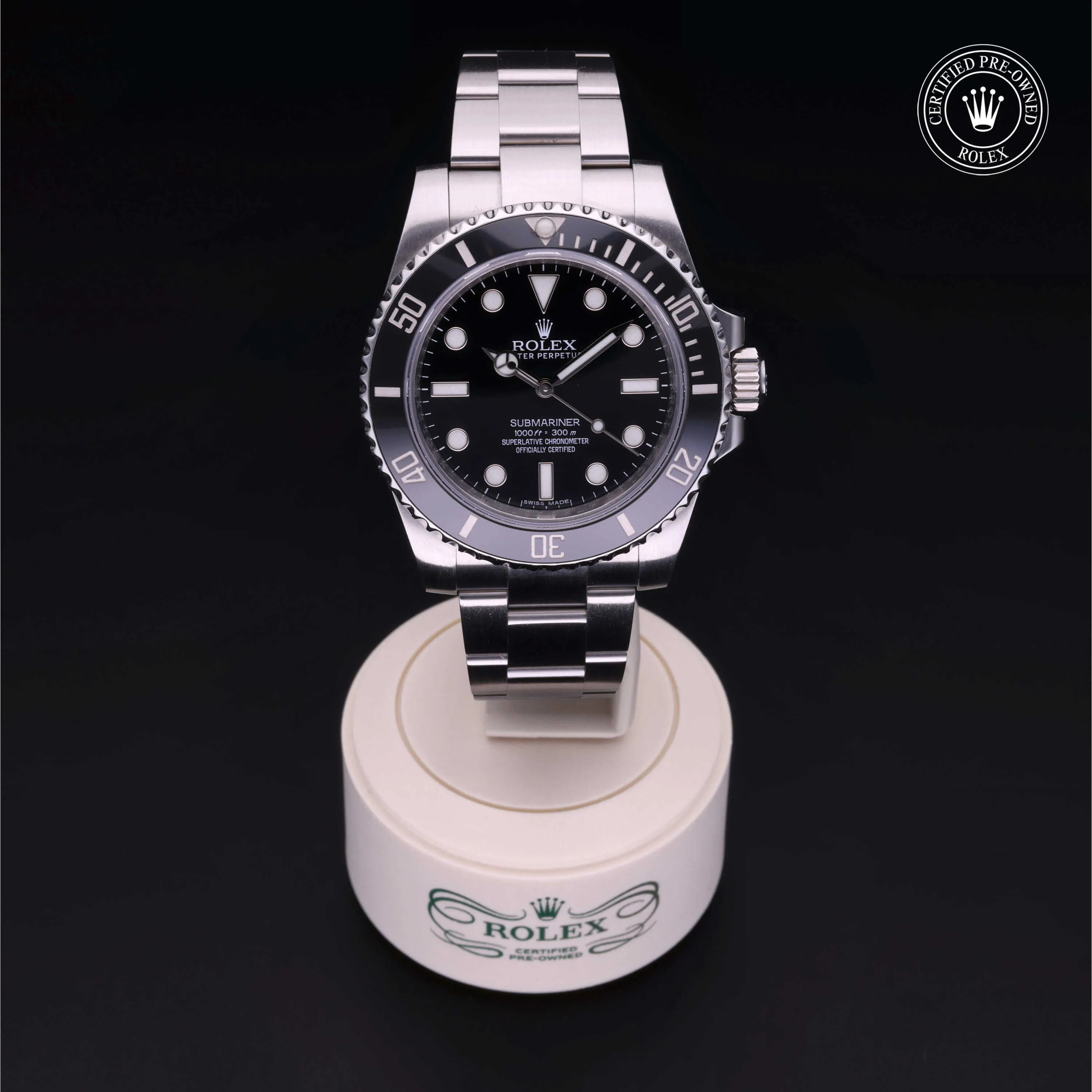 Rolex Submariner 114060 40mm Stainless steel Black