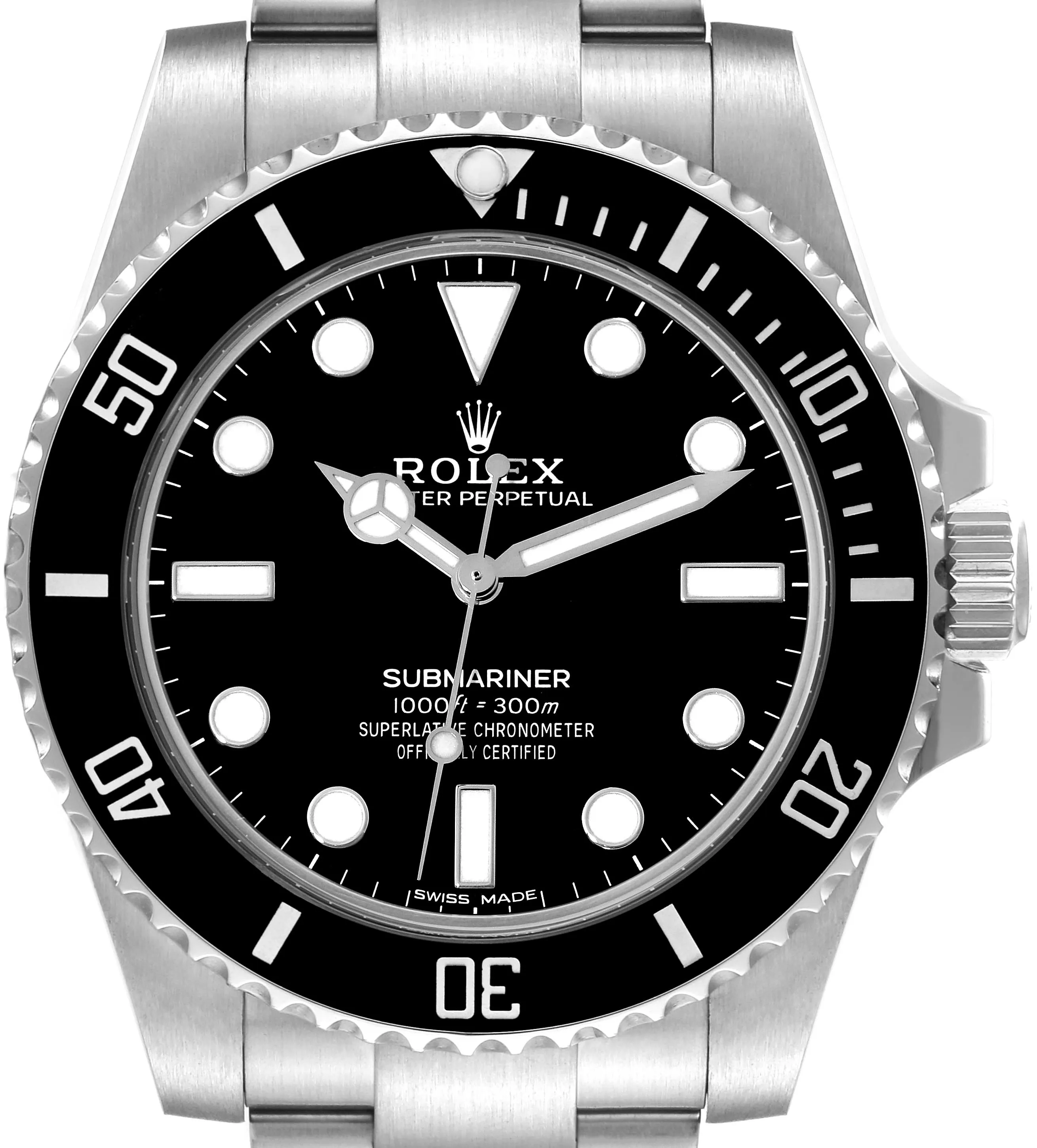 Rolex Submariner 114060 40mm Stainless steel Black