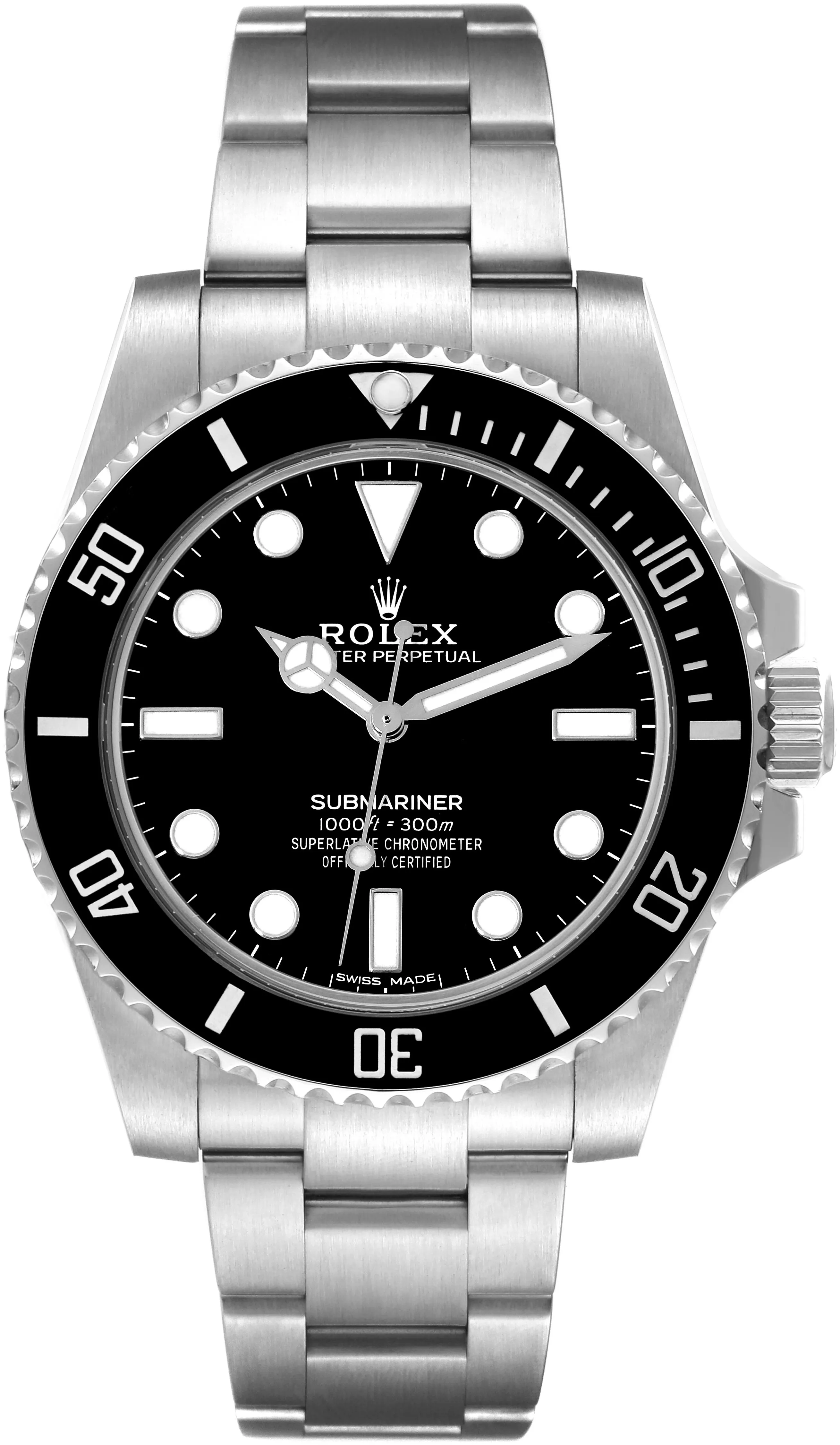 Rolex Submariner 114060 40mm Stainless steel Black 1