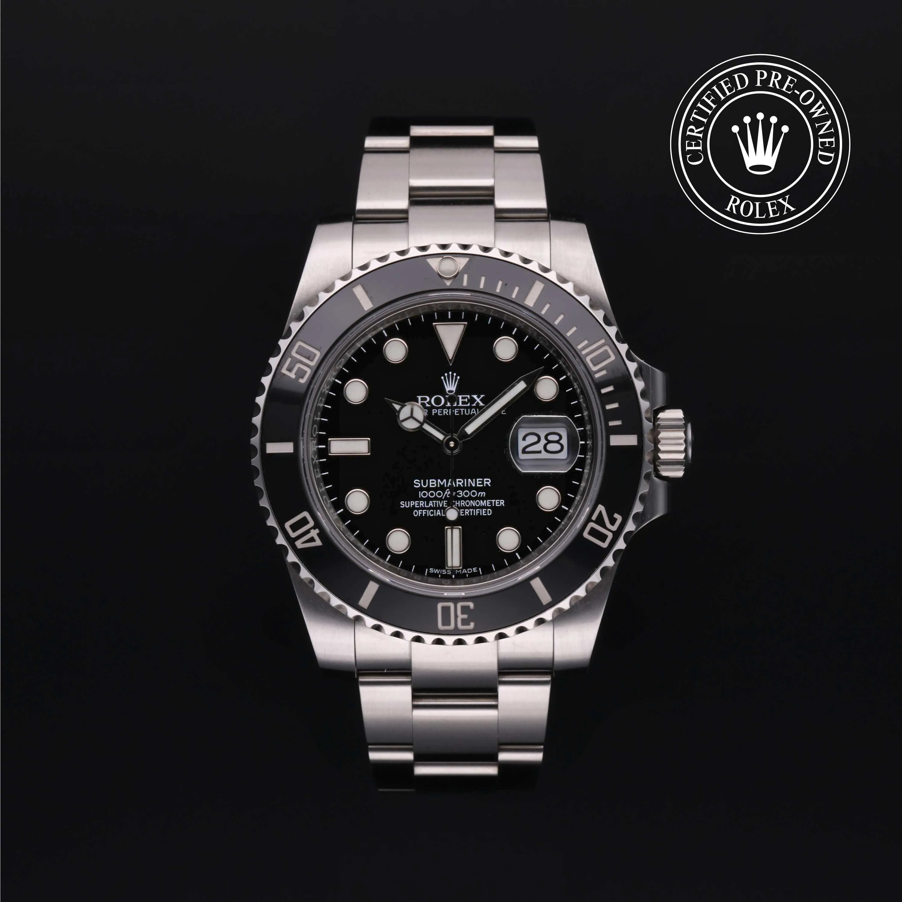 Rolex Submariner 116610 40mm Stainless steel Black