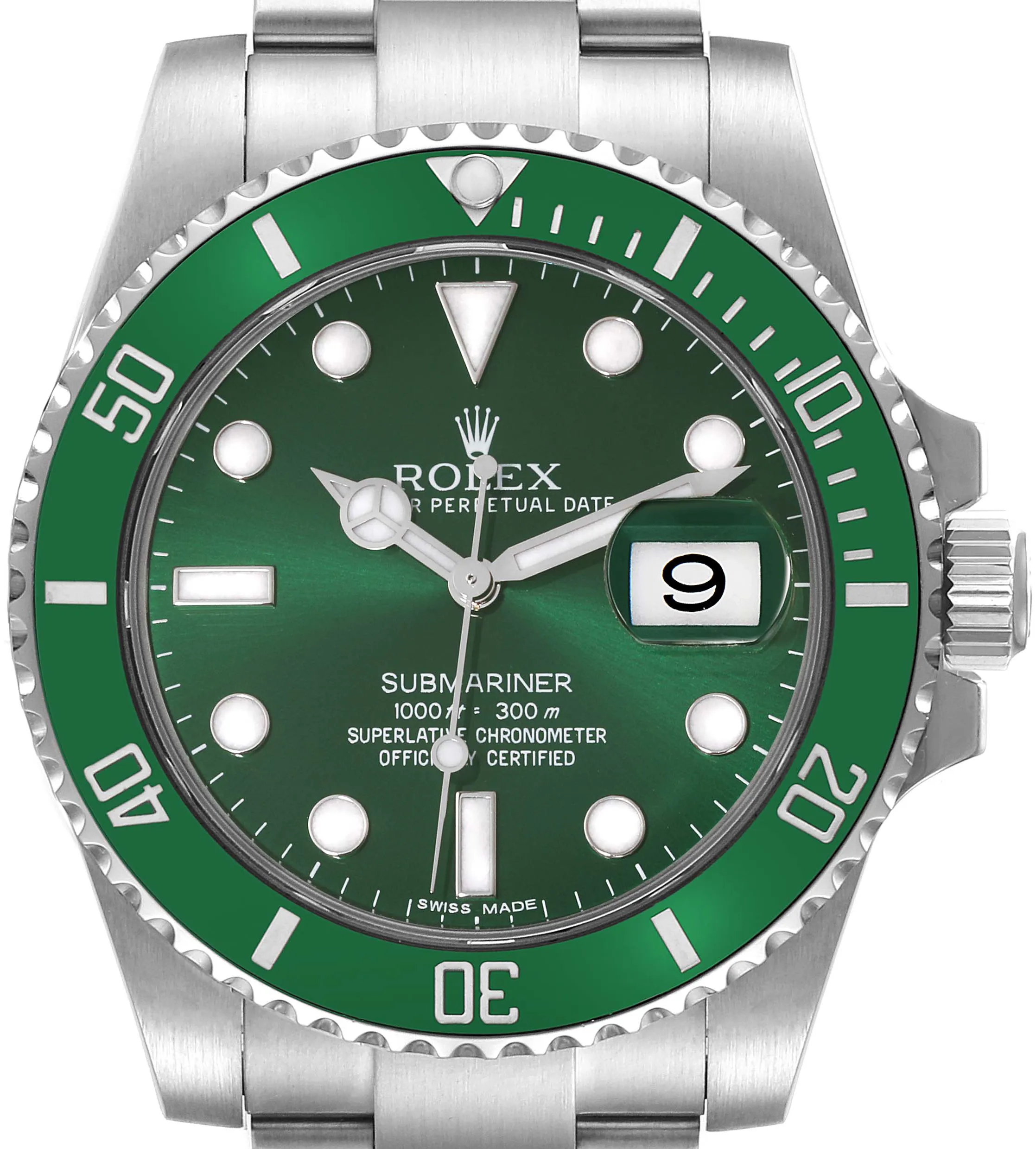 Rolex Submariner 116610LV 40mm Green