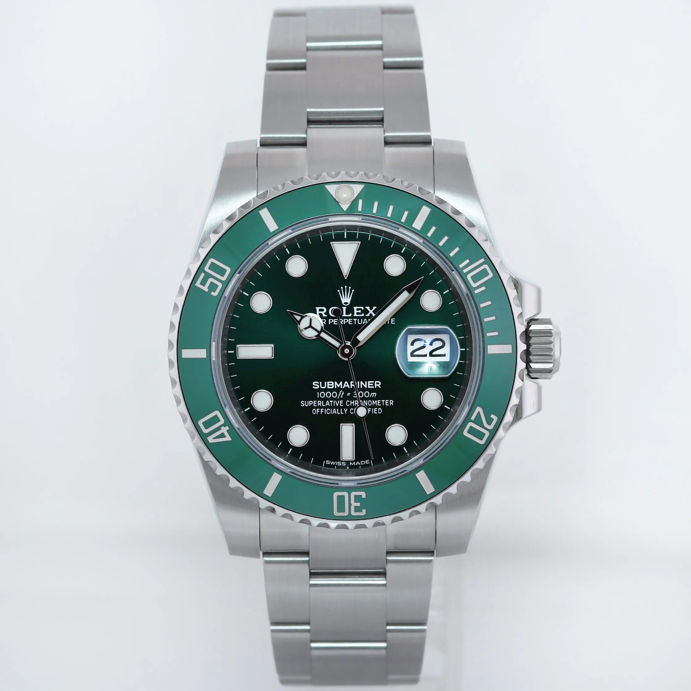 Rolex Submariner 116610LV 40mm Stainless steel Green 1