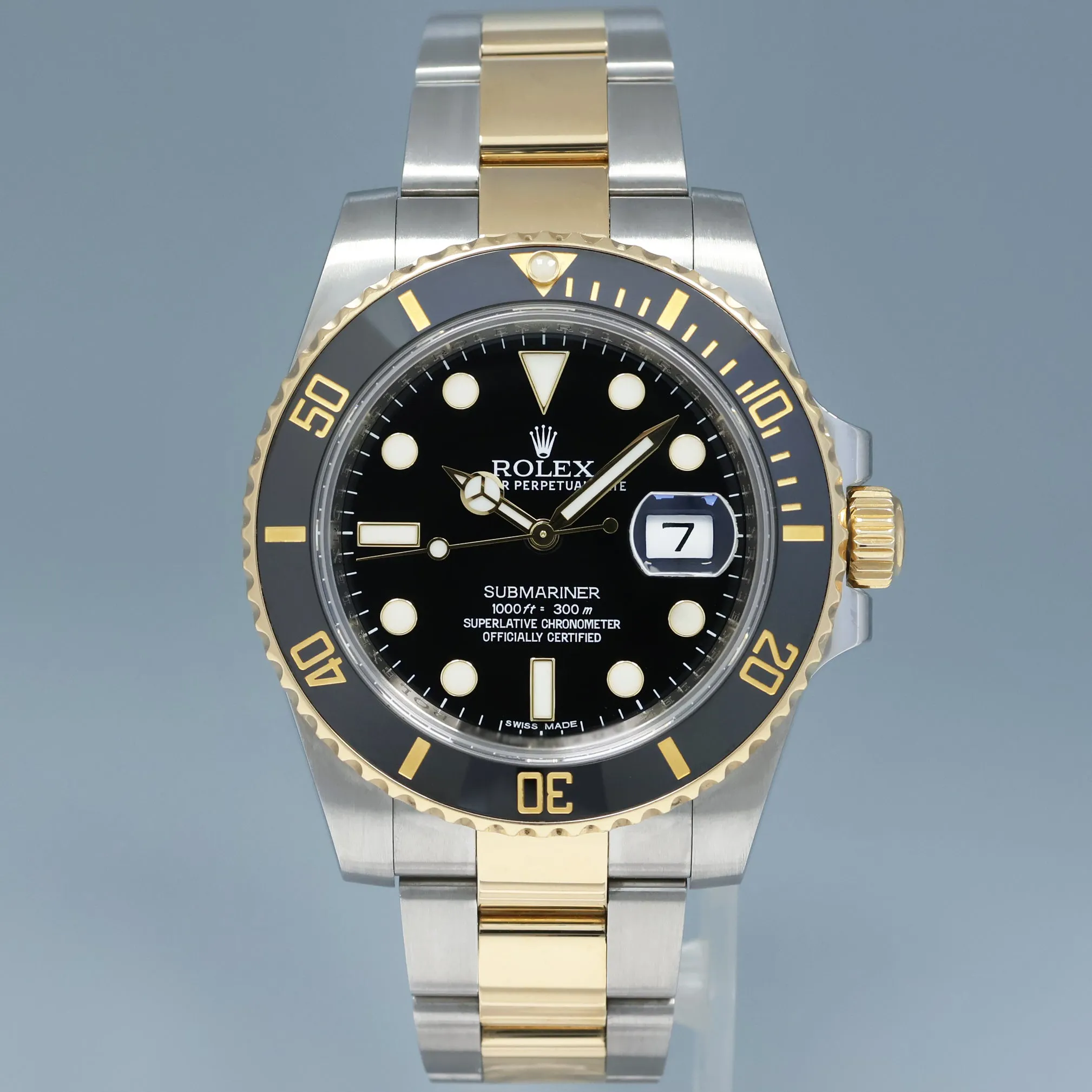 Rolex Submariner 116613LN 40mm Yellow gold and Stainless steel Black 1