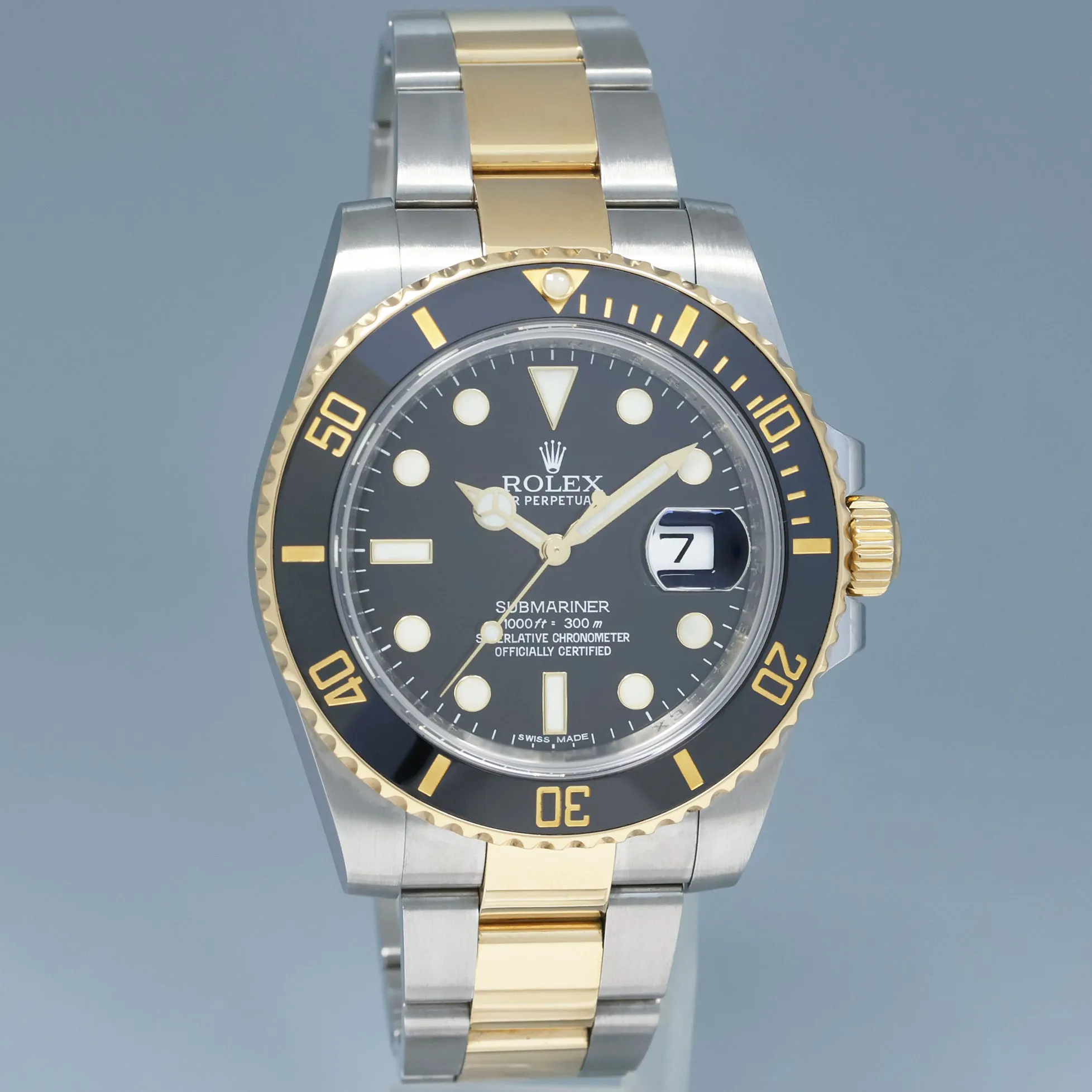 Rolex Submariner 116613LN 40mm Yellow gold and Stainless steel Black 2