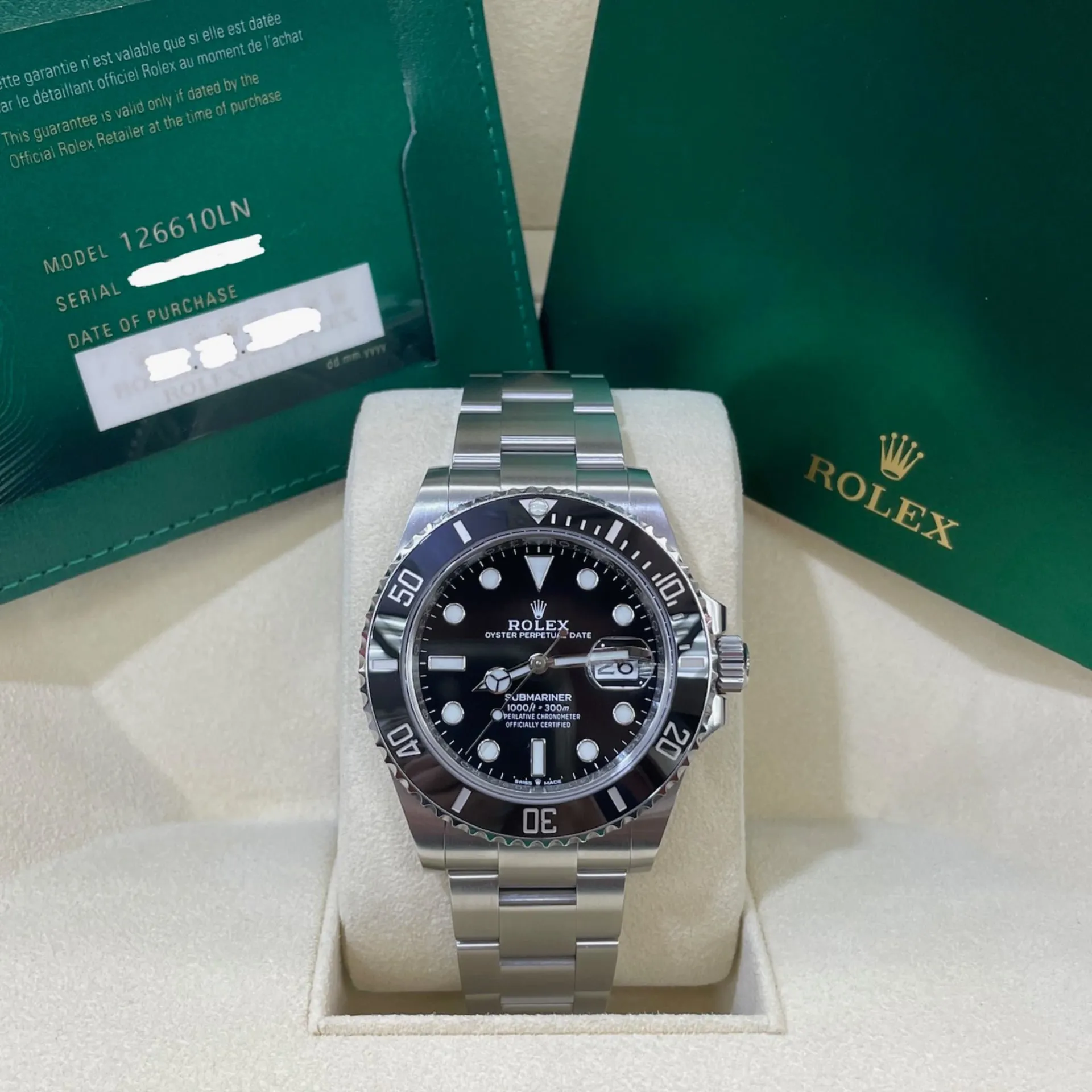 Rolex Submariner 126610LN-0001 41mm Oystersteel Black