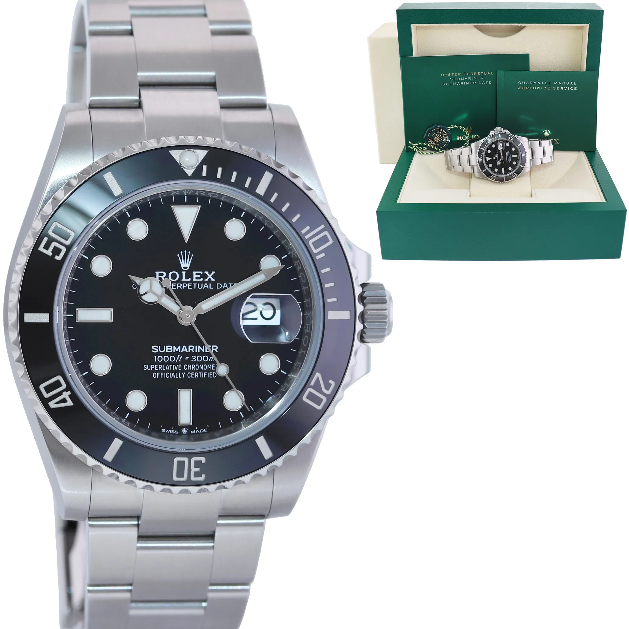 Rolex Submariner 126610LN 41mm Stainless steel Black