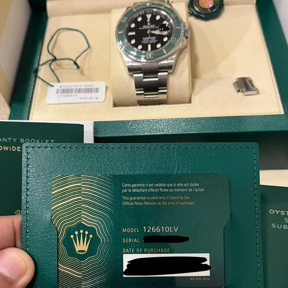 Rolex Submariner 126610LV-0002 41mm Oystersteel Black 7