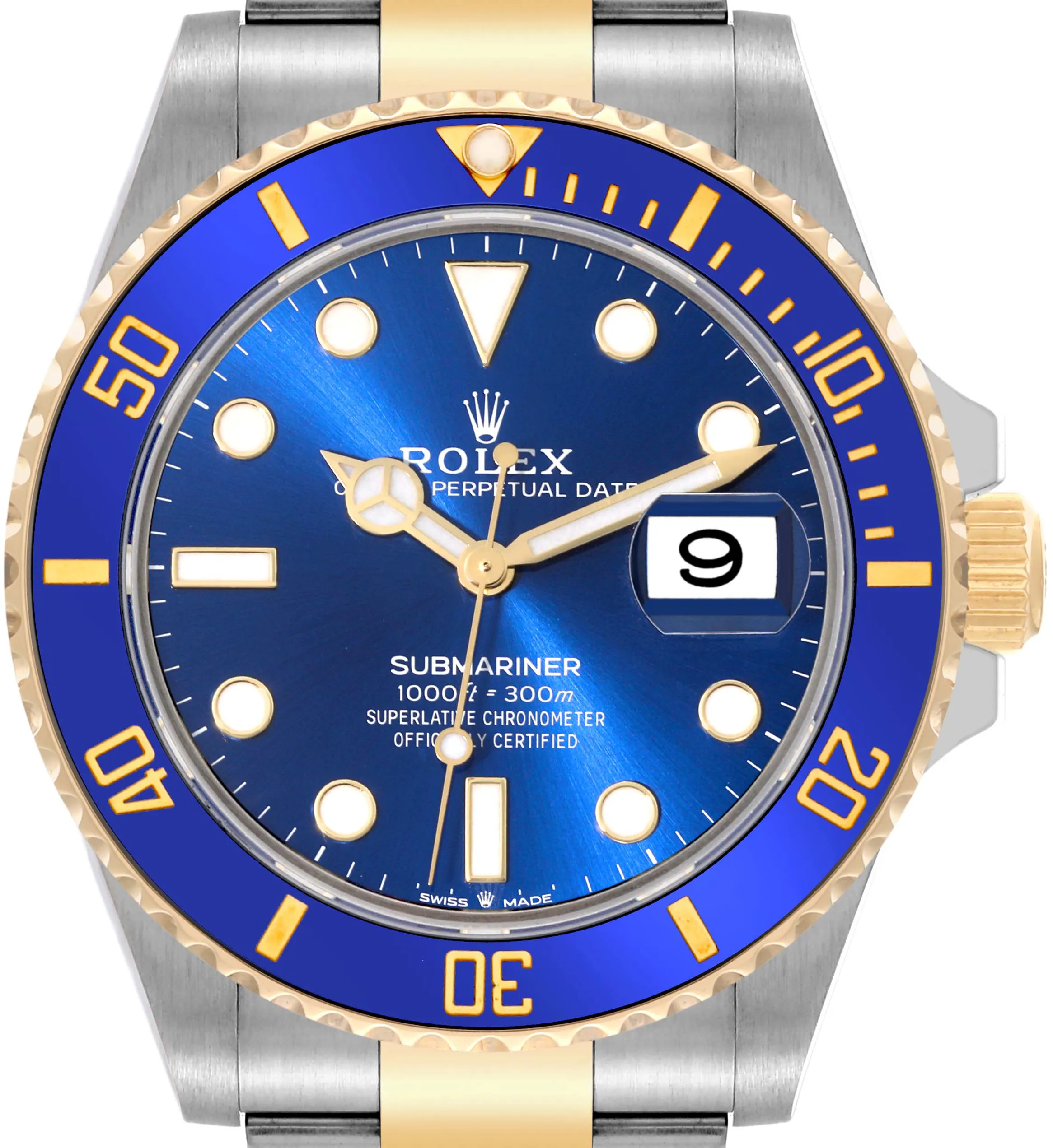 Rolex Submariner 126613LB 41mm Yellow gold and Stainless steel and 18k yellow gold Blue