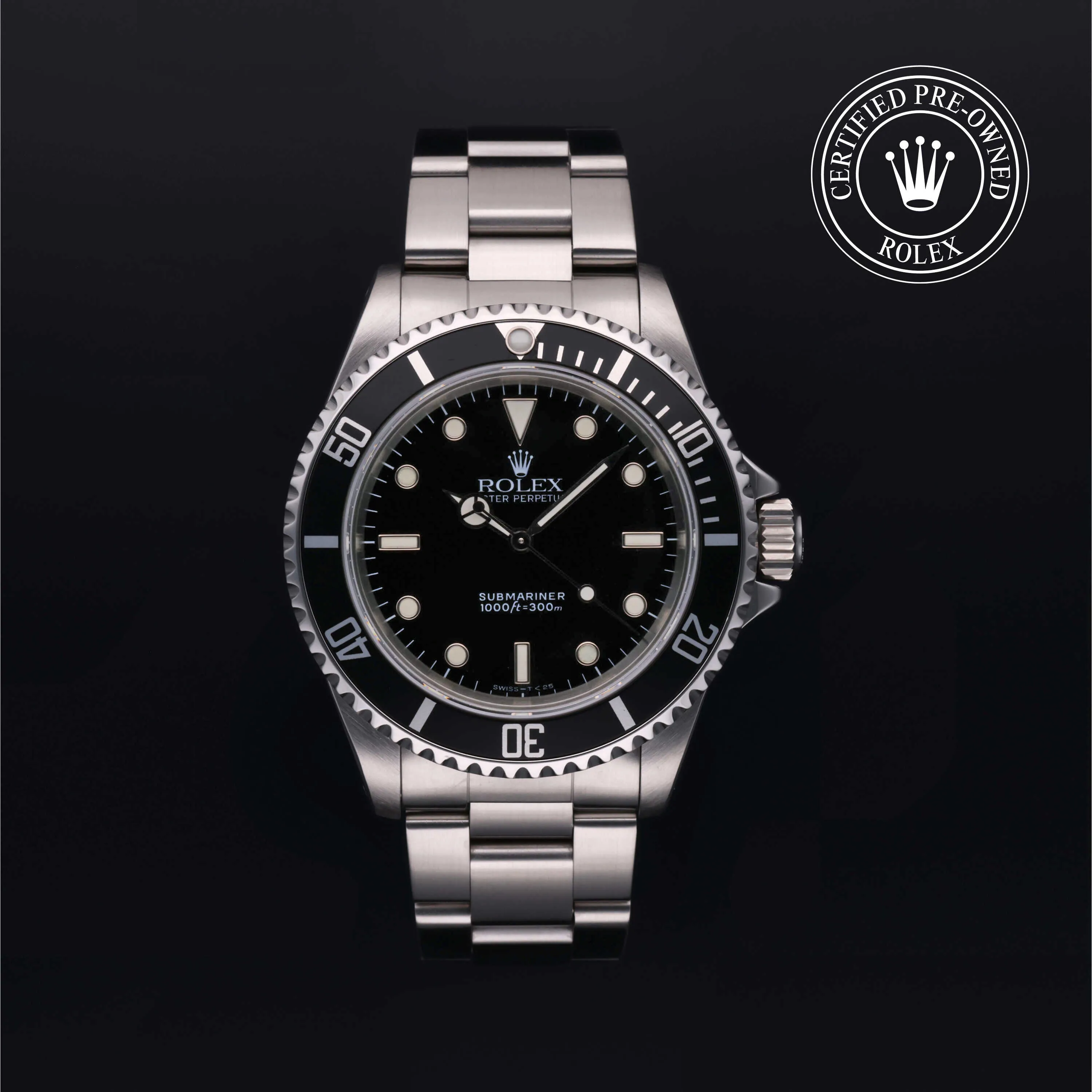 Rolex Submariner 14060 40mm Stainless steel Black