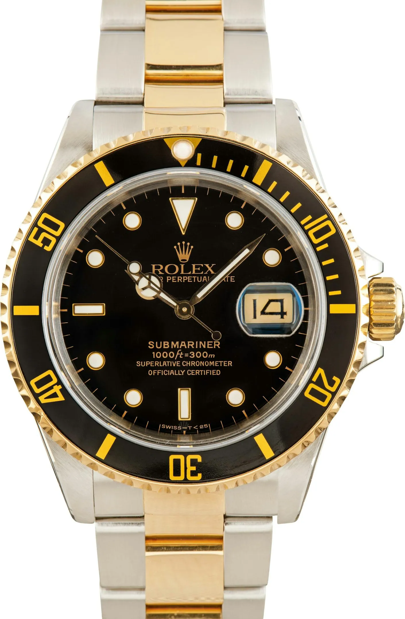 Rolex Submariner 16613 40mm Yellow gold and Stainless steel Blue