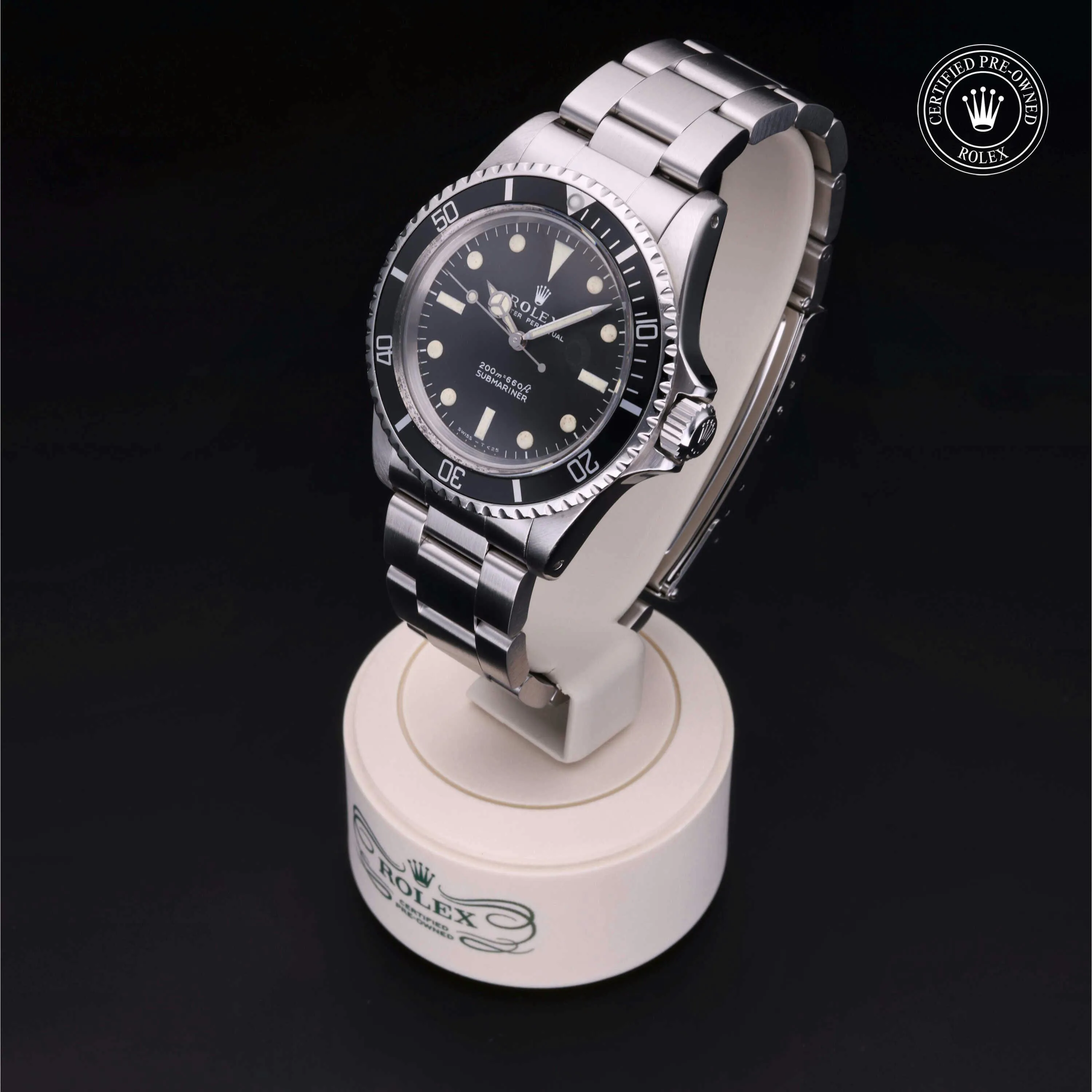 Rolex Submariner 5513 40mm Stainless steel Black 2