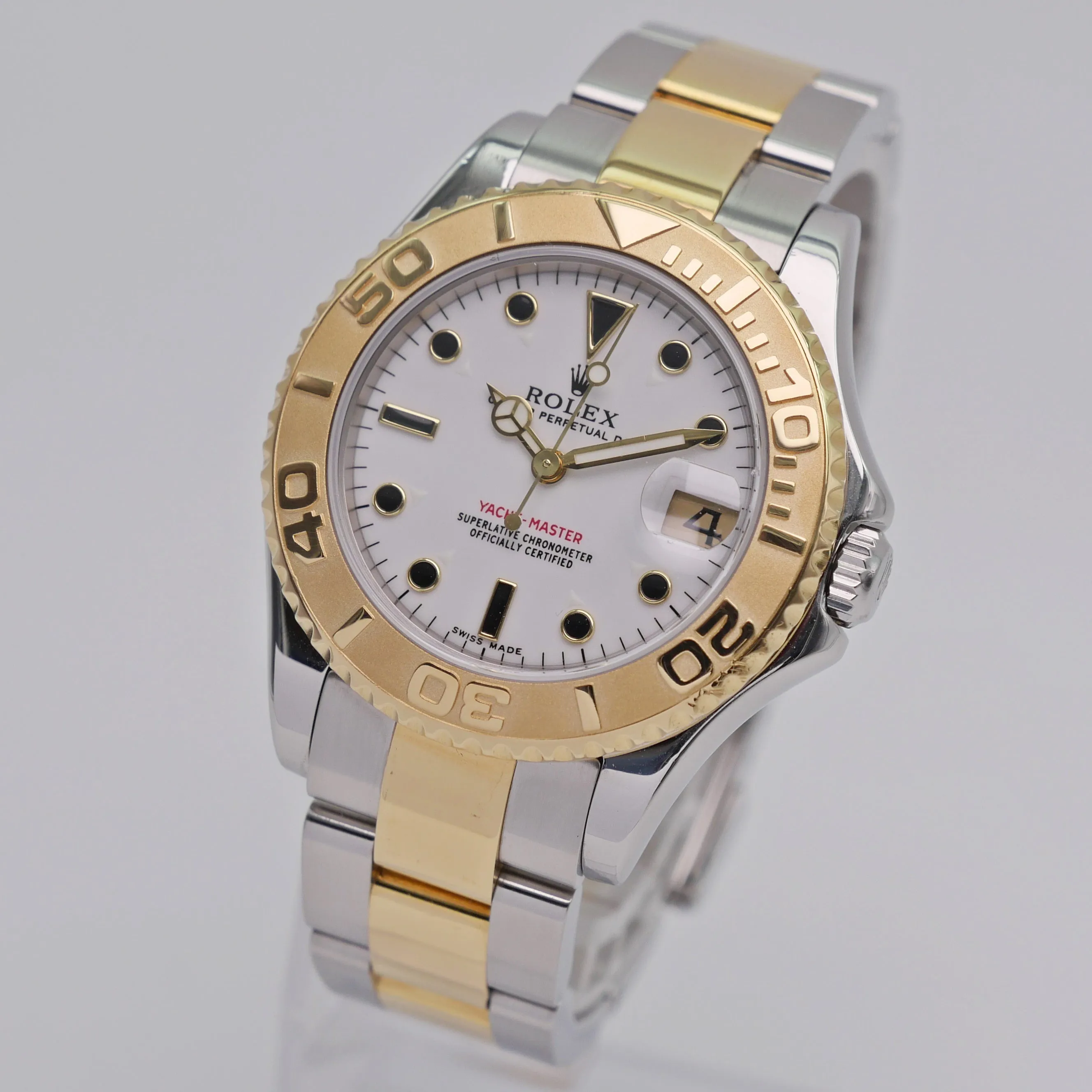 Rolex Yacht-Master 168623 Yellow gold and Stainless steel White 1