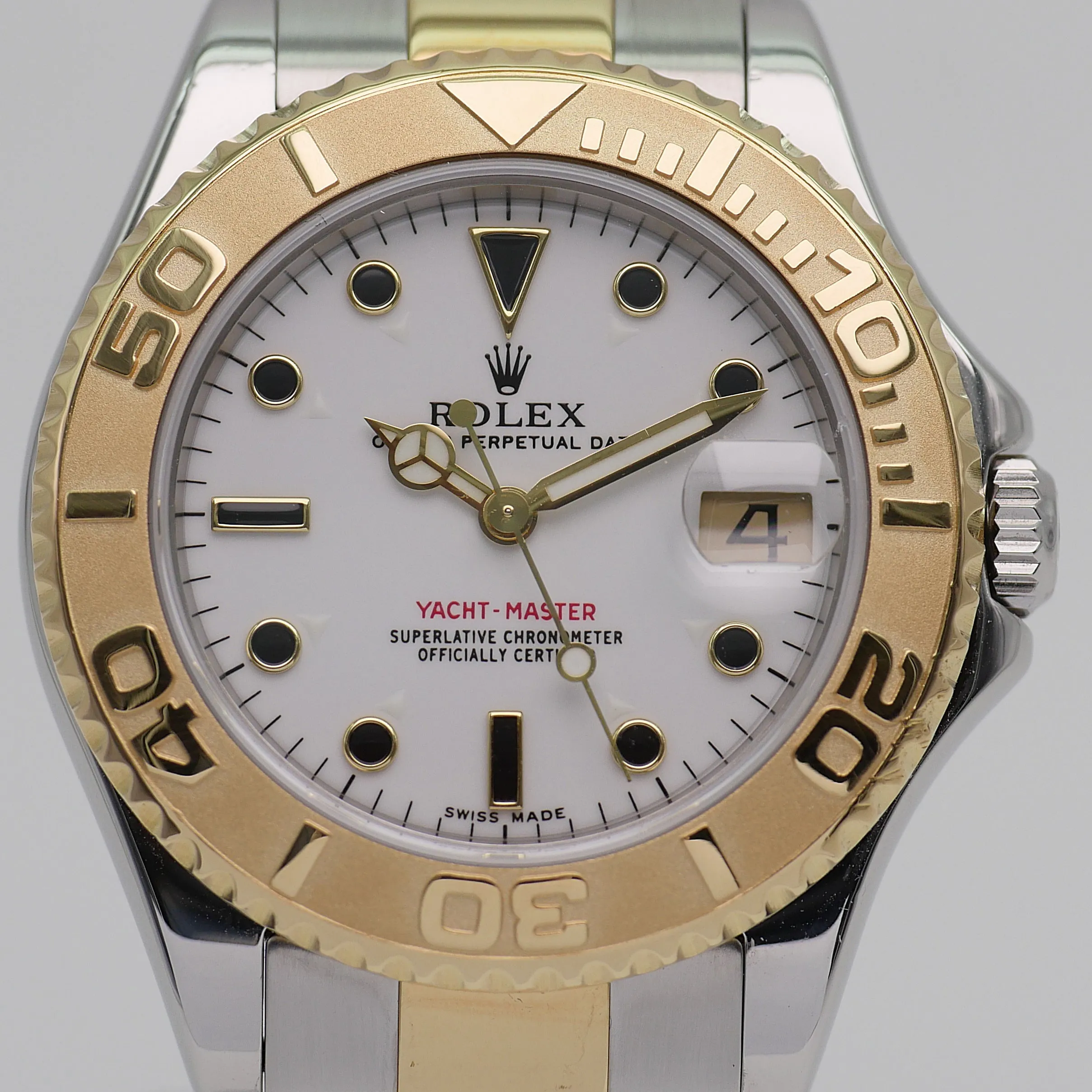 Rolex Yacht-Master 168623 Yellow gold and Stainless steel White 2