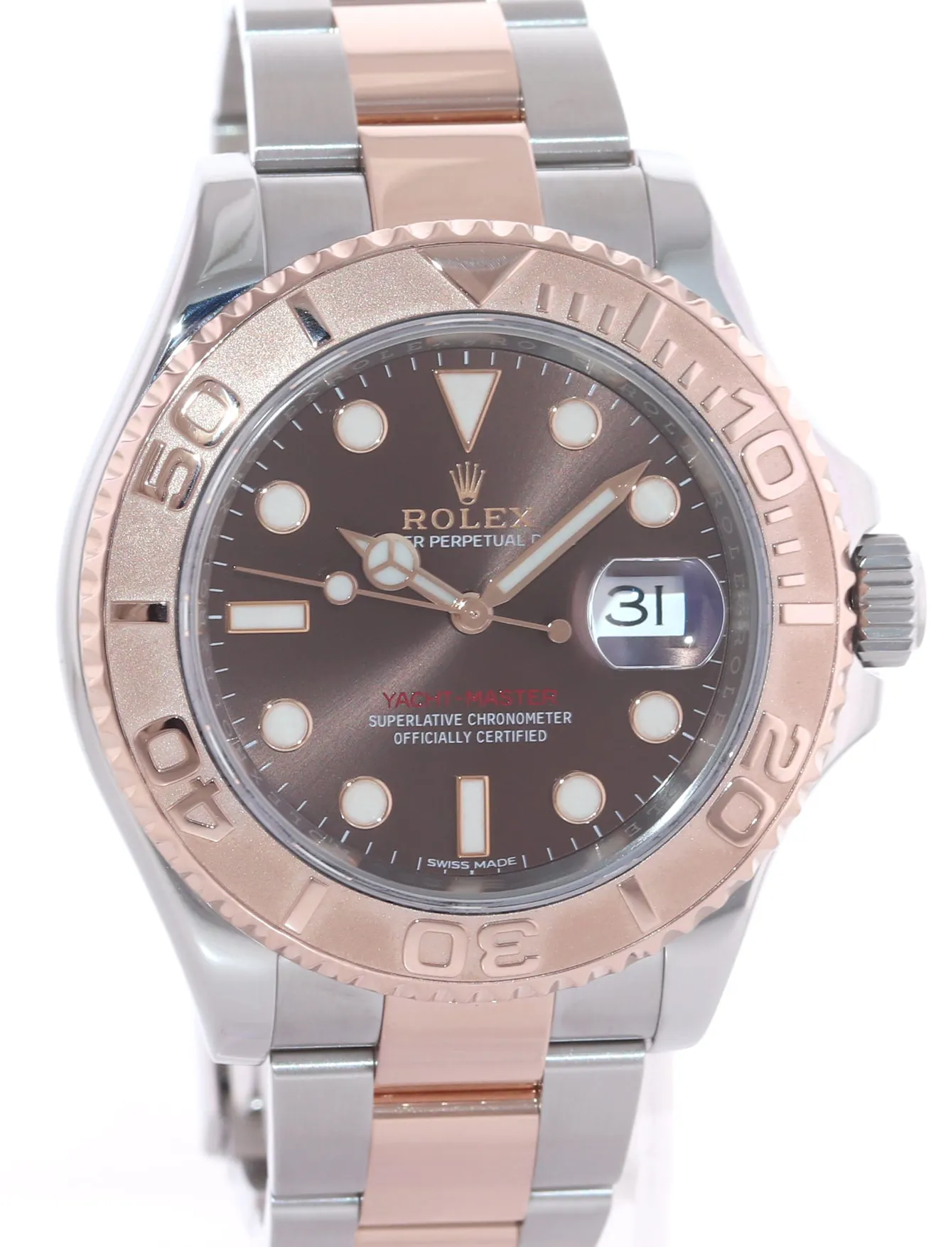 Rolex Yacht-Master 40 116621 40mm Stainless steel and Everose gold Brown 2