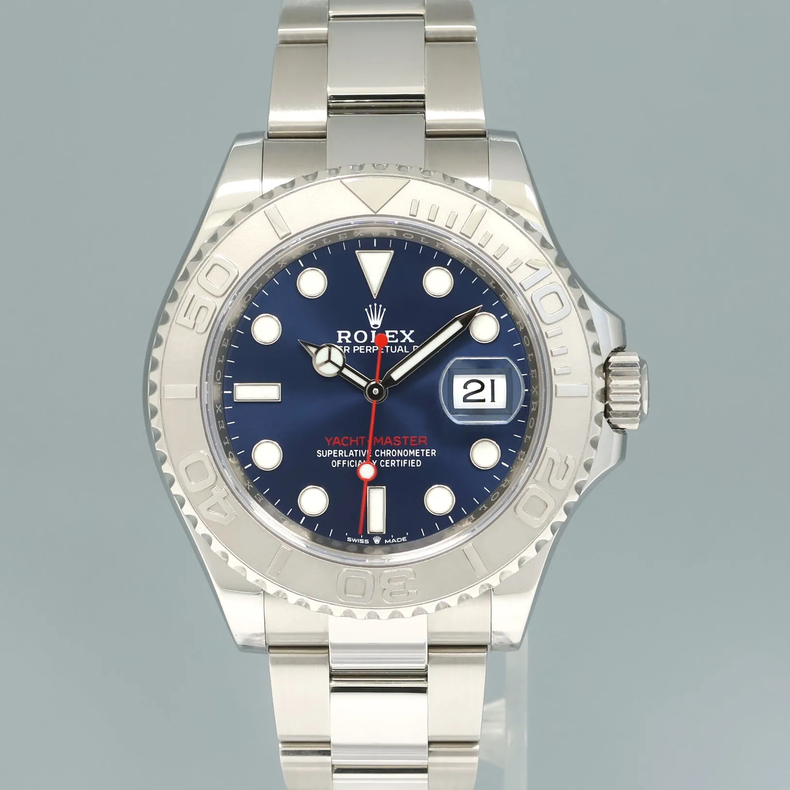 Rolex Yacht-Master 40 126622 40mm Platinum and Stainless steel Blue 1