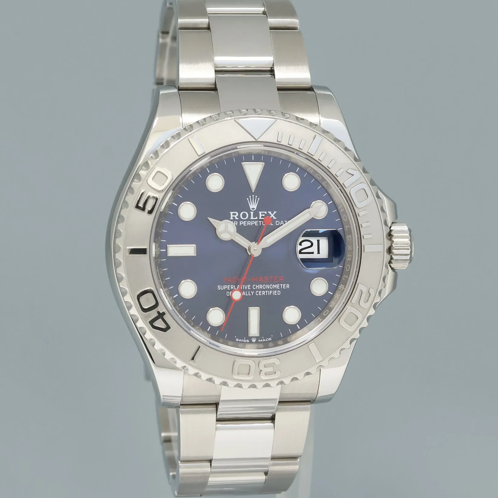 Rolex Yacht-Master 40 126622 40mm Platinum and Stainless steel Blue 2