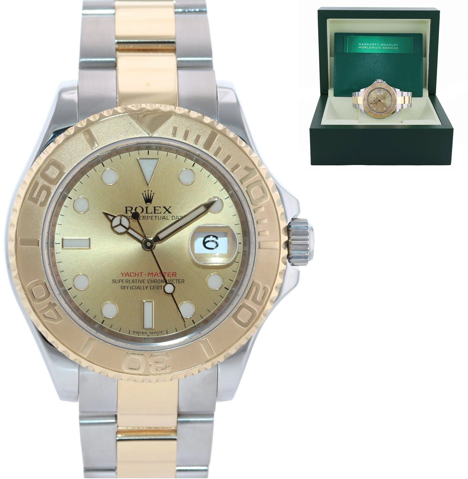 Rolex Yacht-Master 40 16623 40mm Yellow gold and Stainless steel Champagne